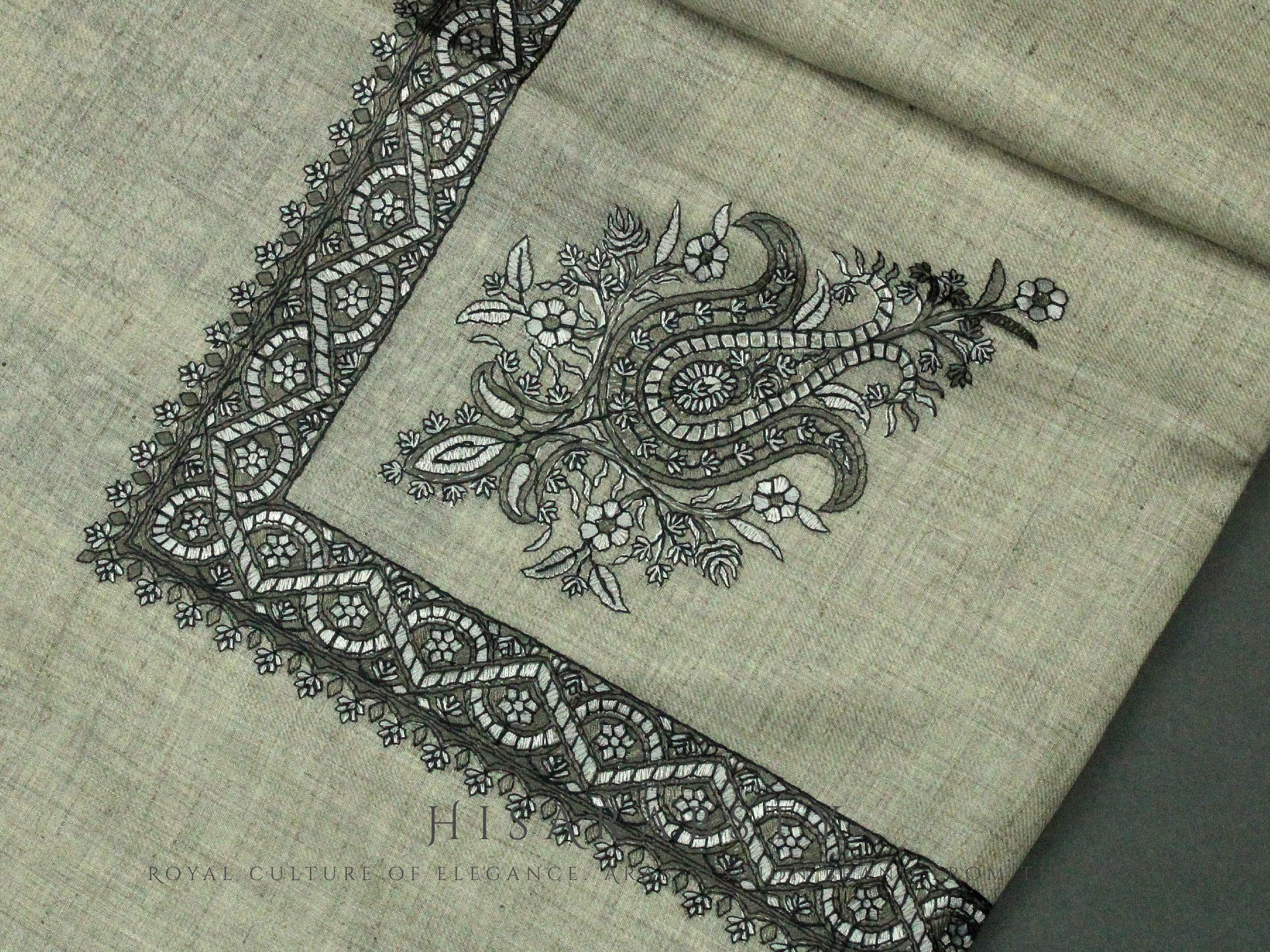 Rare Authentic Yemeni Shemagh Embroidered Scarf Amazing Premium Keffiyeh Imamah Turban Outfit Islam Attire Gift Ghutra Modest Headwear AR111 - image 4