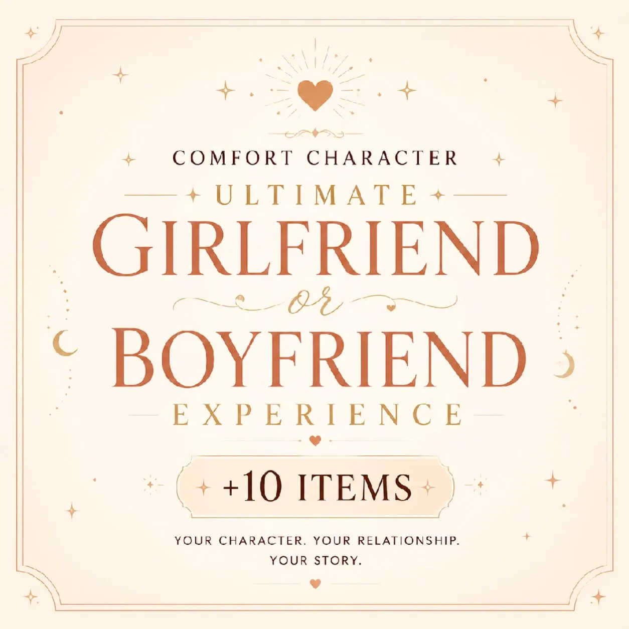 Personalized Comfort Character Girlfriend/Boyfriend Experience | Custom Fandom Story (Digital PDF)