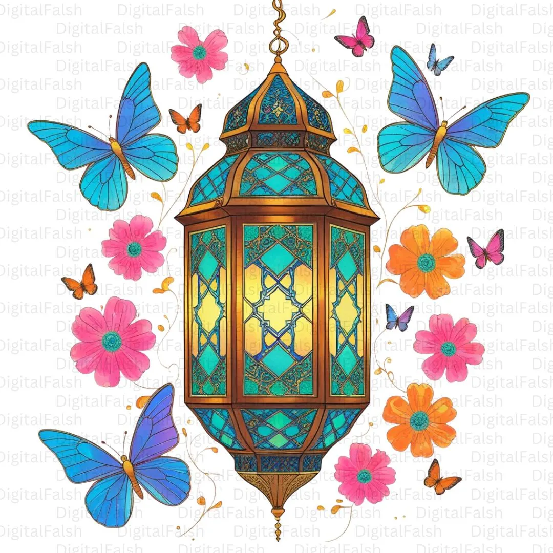 Eid Mubarak PNG Bundle, Islamic Ramadan Clipart, Happy Eid,  Muslim Kids (Digital Download) - image 4