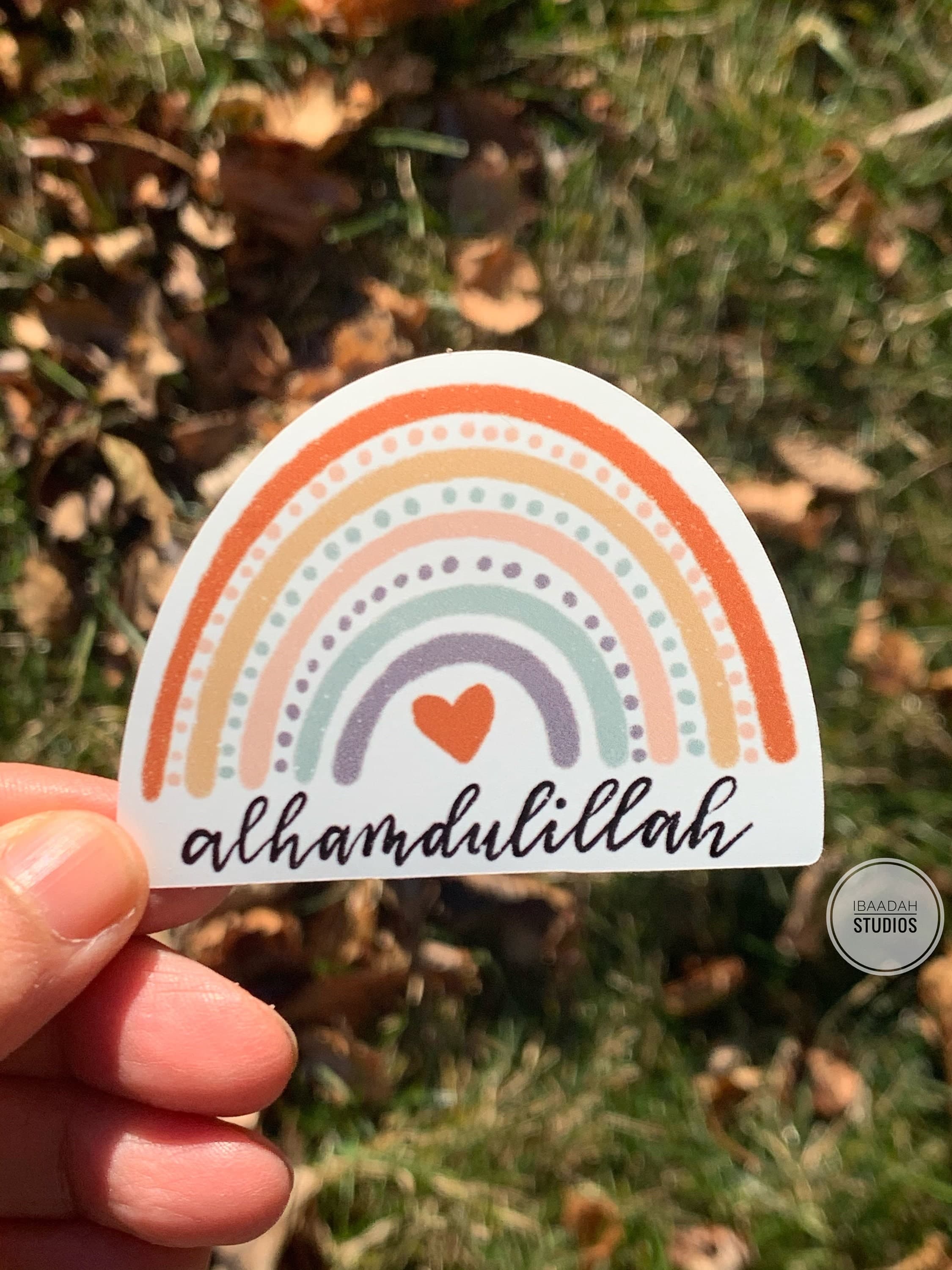 Alhamdulillah Sticker: Islamic Rainbow Decal, Waterproof - image 4