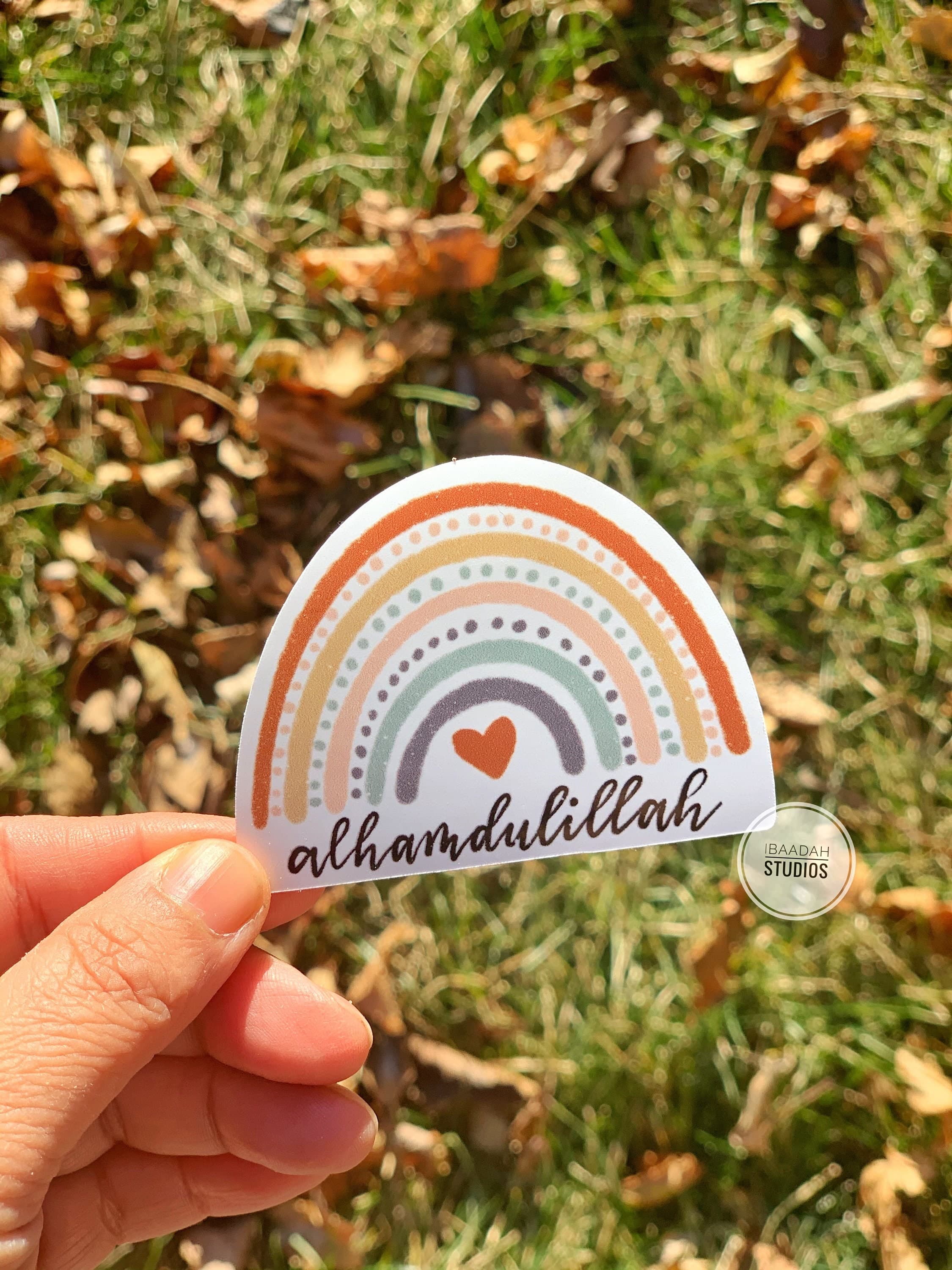 Alhamdulillah Sticker: Islamic Rainbow Decal, Waterproof - image 3