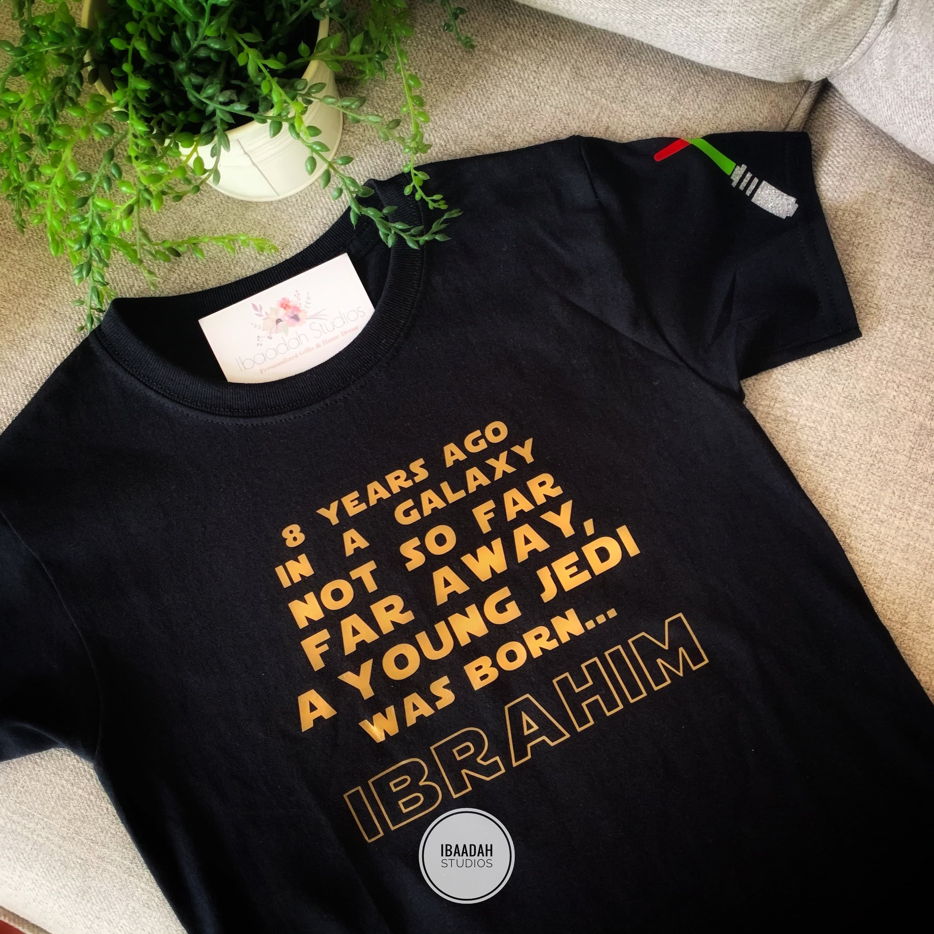 Personalized Star Wars Birthday T-shirt - image 3
