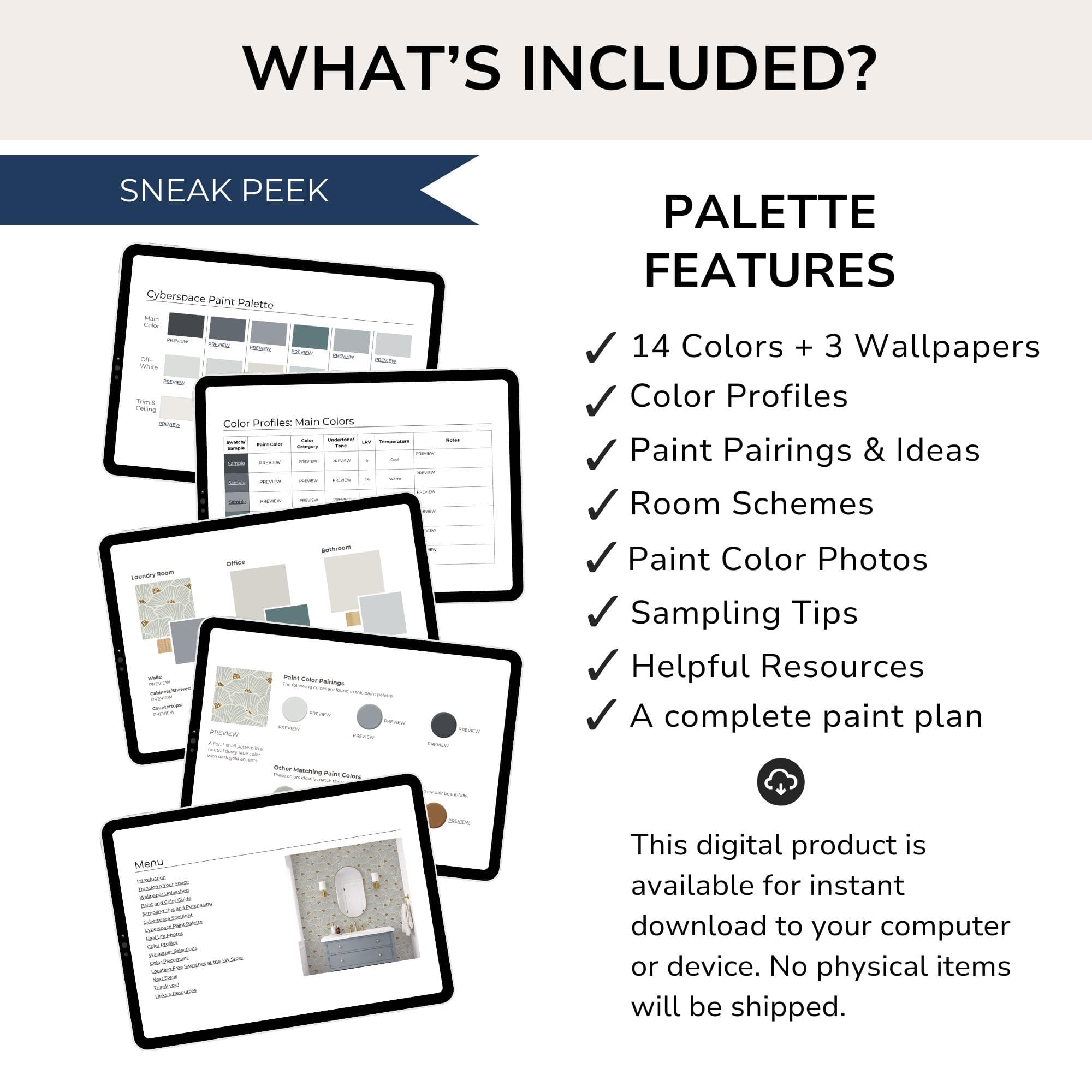 Sherwin Williams Cyberspace Paint Palette, Sherwin Williams Blue Color Palette, Blue Gray Paint Colors, Dark Blue Interior Paint Colors - image 2