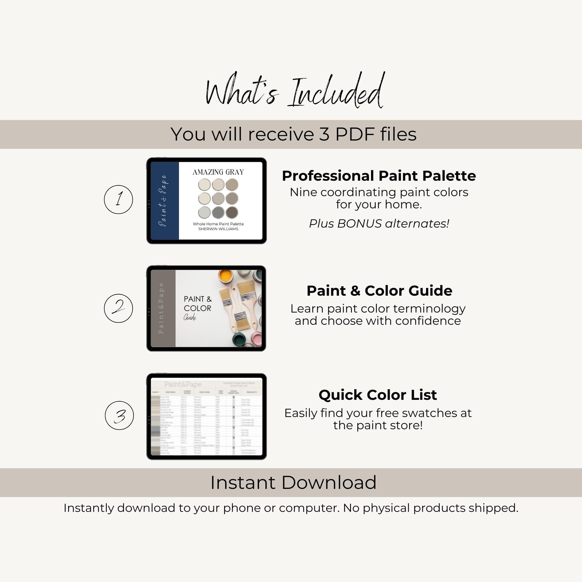 Amazing Gray Sherwin Williams Whole House Paint Palette - image 5