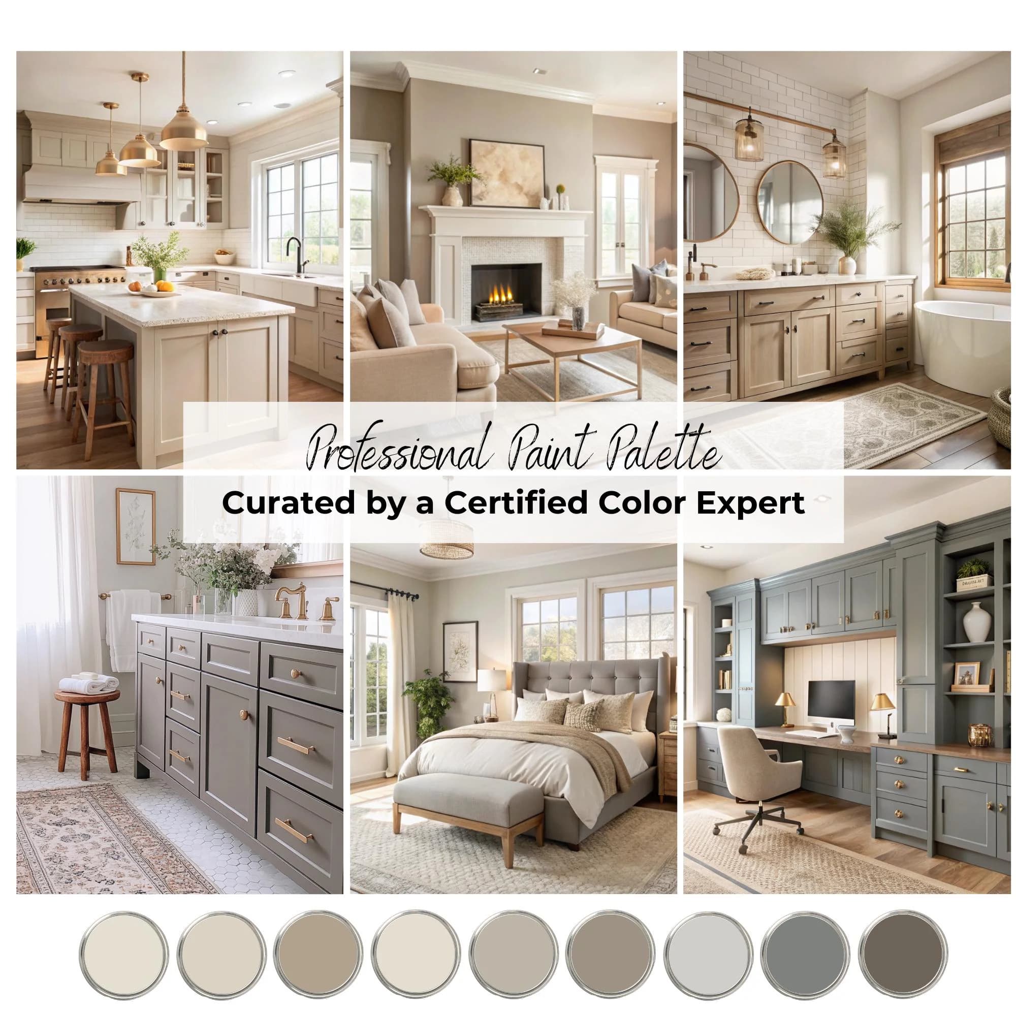 Amazing Gray Sherwin Williams Whole House Paint Palette - image 4