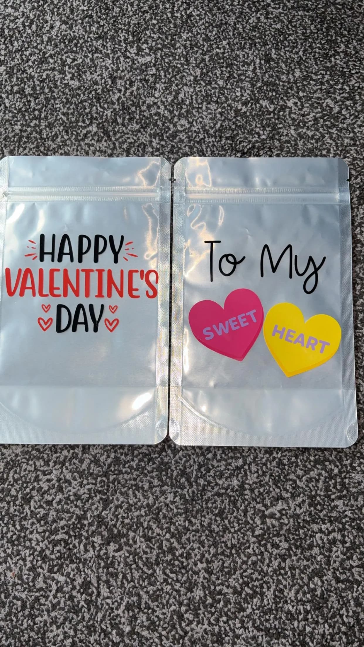 Valentine sweet pouches