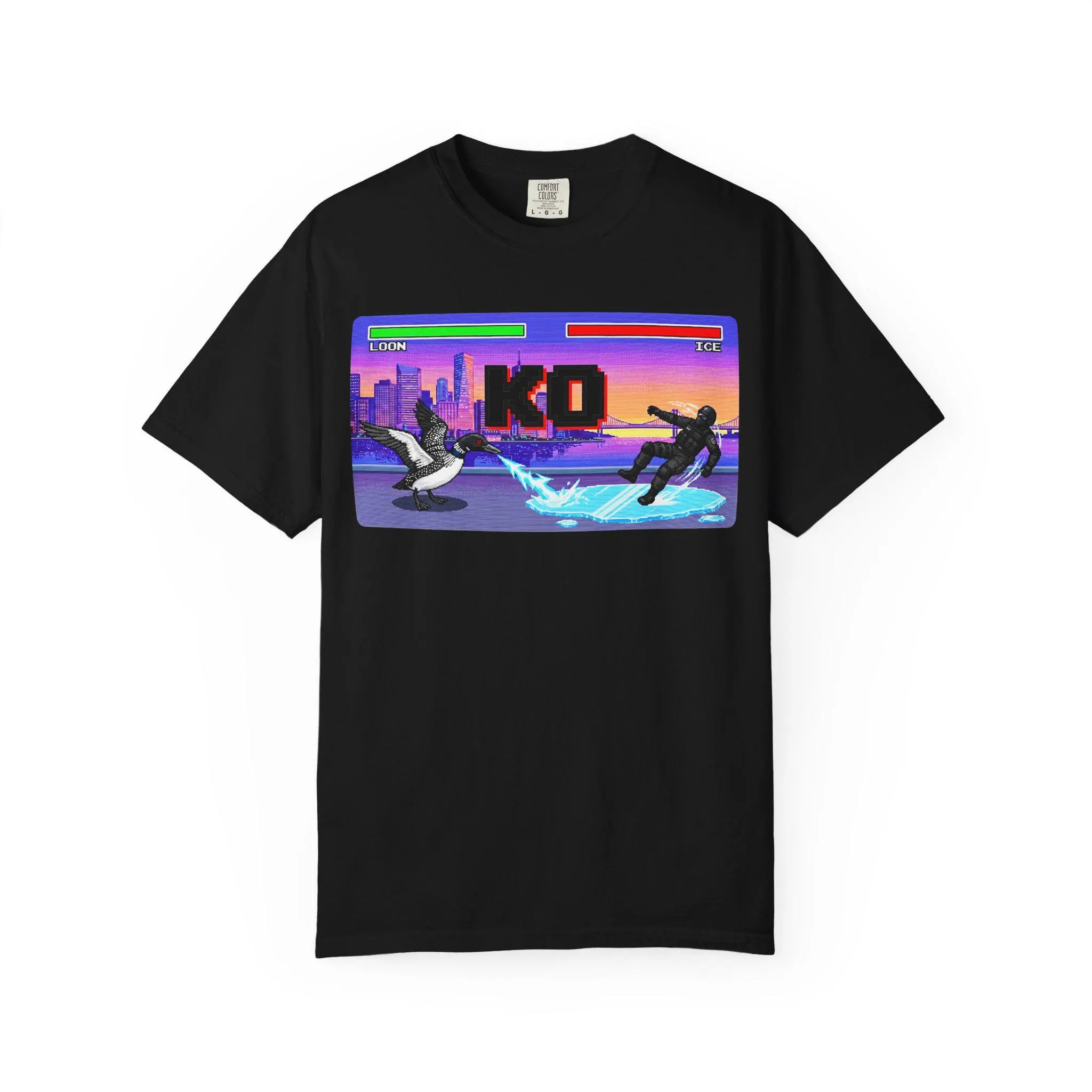 Common Loon vs ICE Minnesota Anti-ICE Shirt - image 5