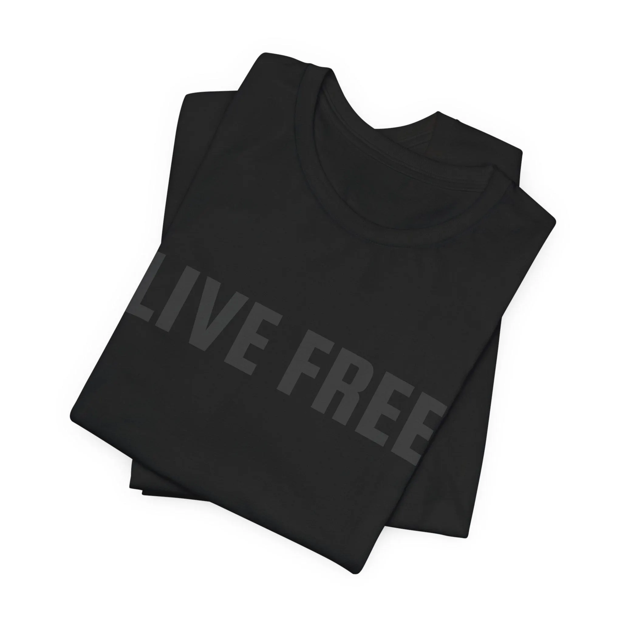 Live Free Unisex Tee: Lightweight Airlume Cotton, Casual Style - image 2