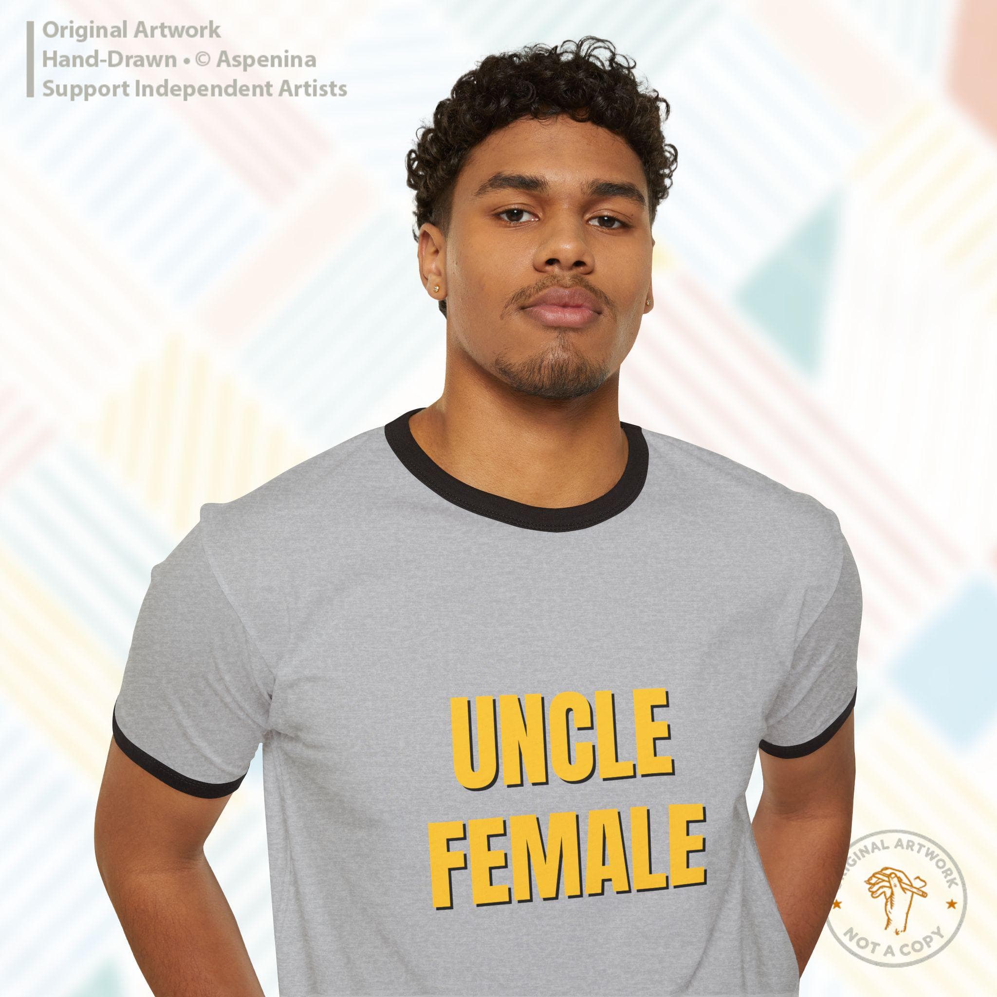 Uncle Female T-Shirt | Ringer Tee, Penny Tees - image 4