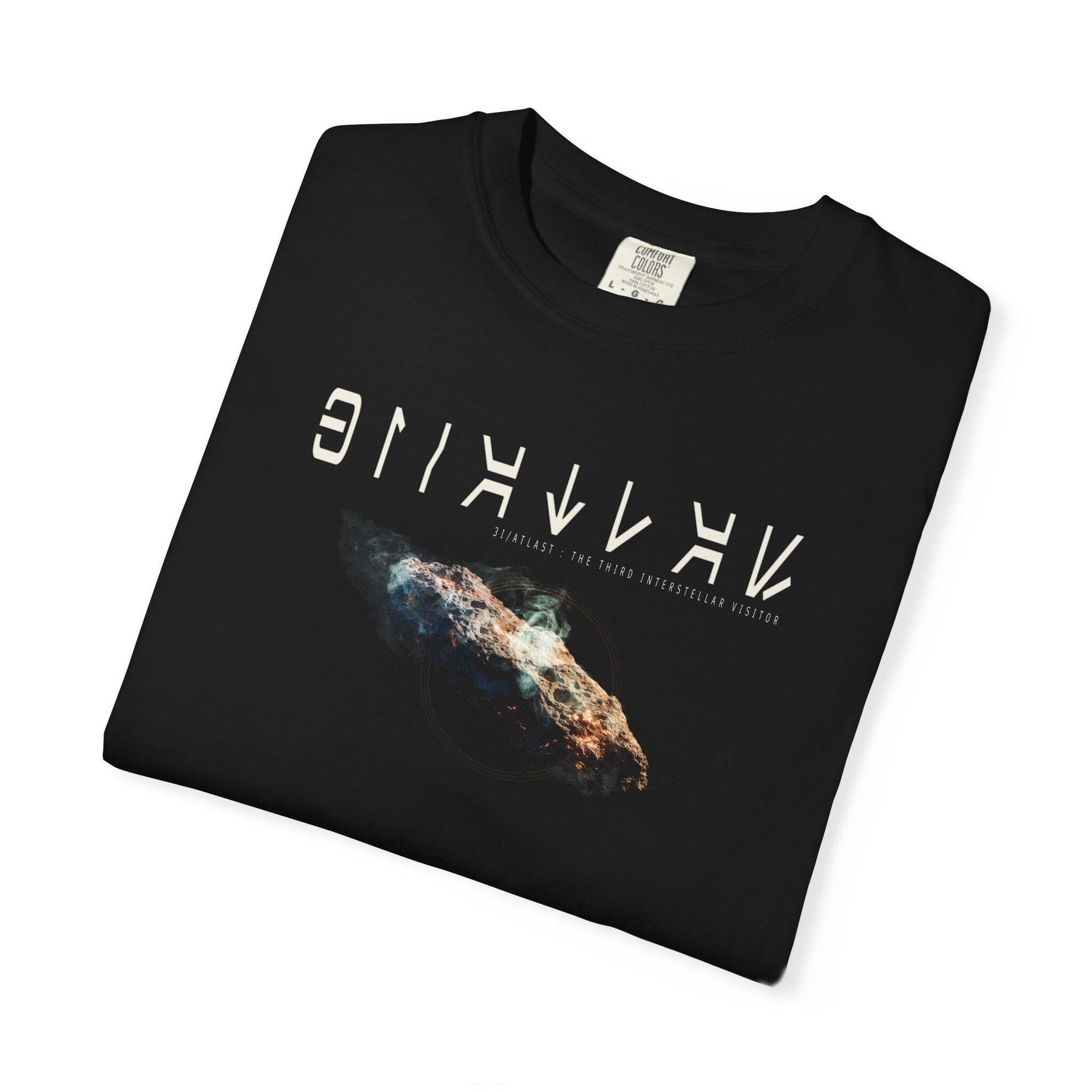 3I/ATLAS Interstellar Visitor T-Shirt | Aurebesh Sci-Fi Space Tee - image 5