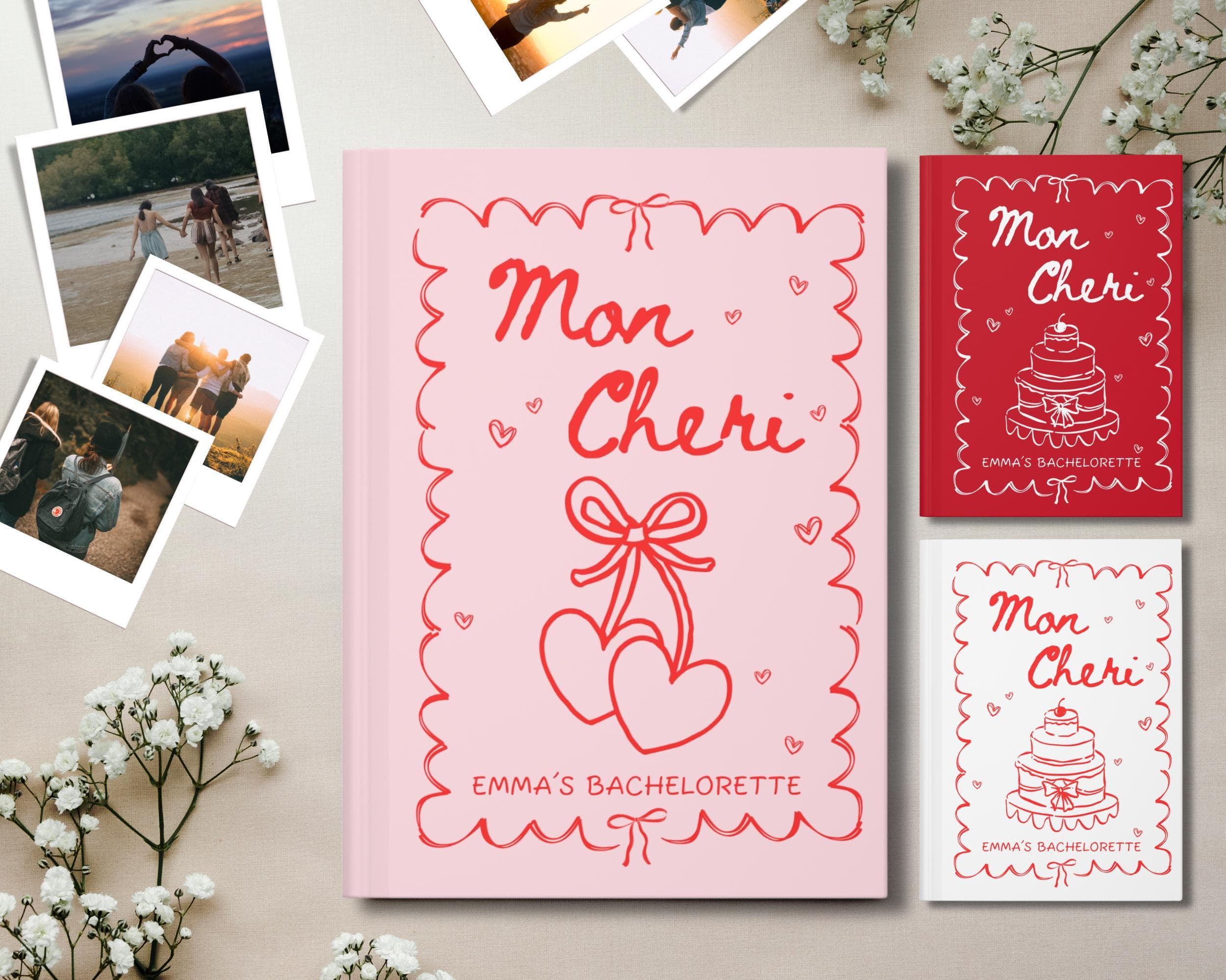 Cherry Bachelorette Photo Album: Personalized Celebration Memory Book - image 3