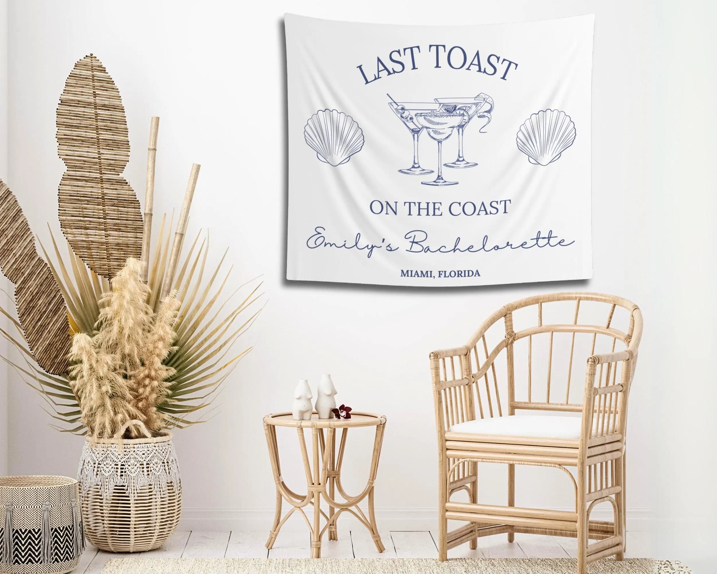 Coastal Bachelorette Banner: Personalized Beach Party Backdrop - image 2