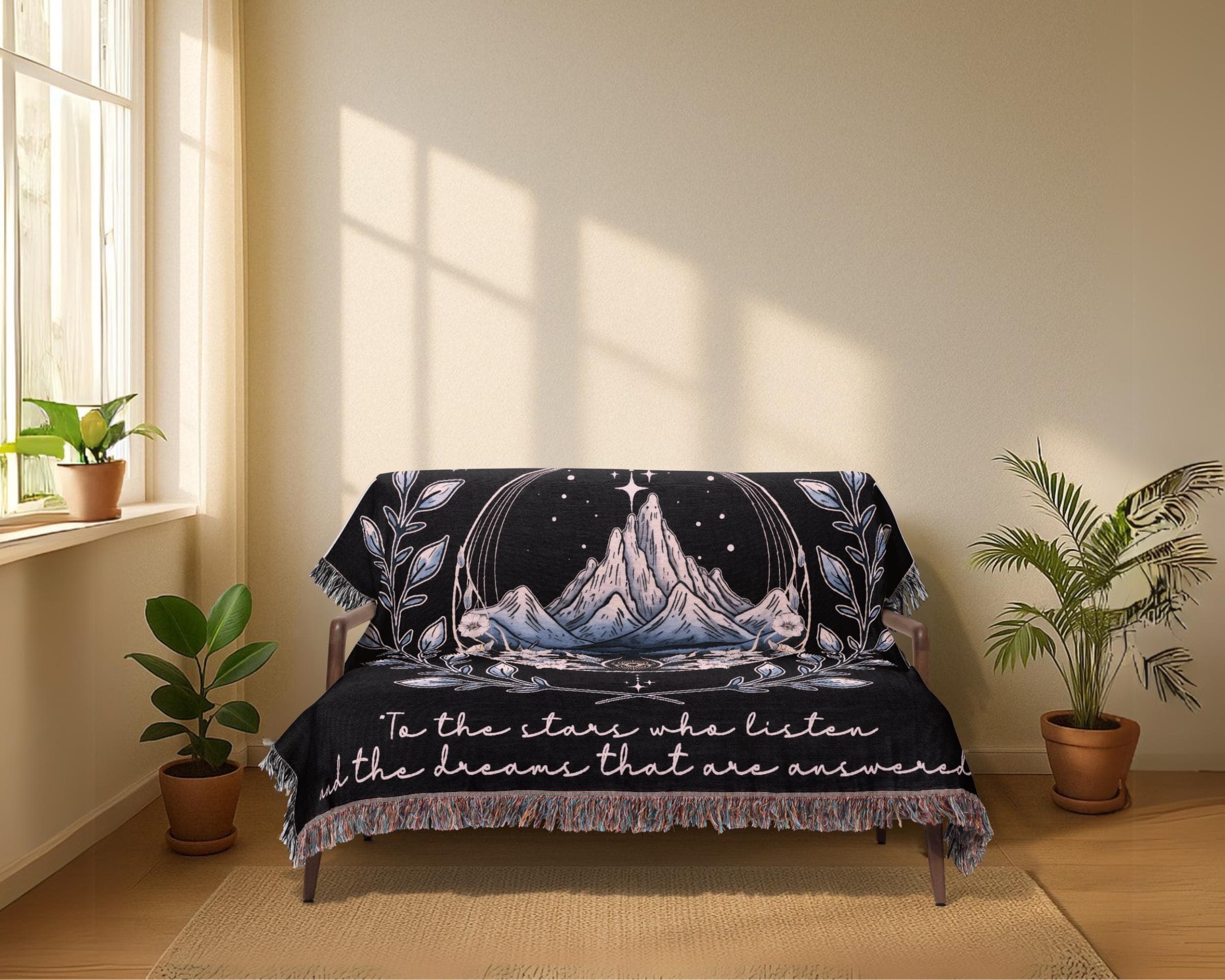 Romantasy Book Quote Blanket: Fae World, Night Court Merch, Black Friday Gift - image 4