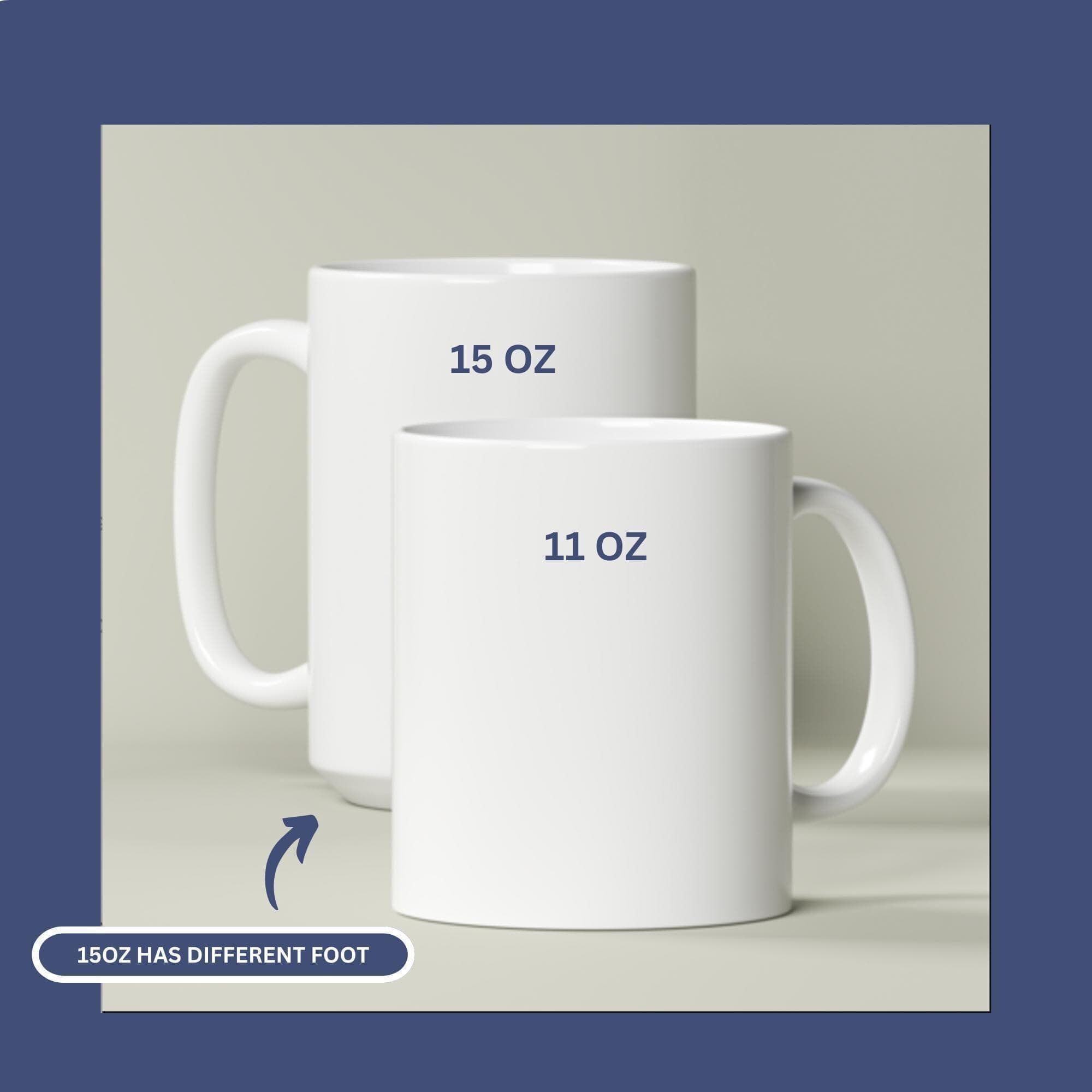 Cat Chinoiserie Mug: Blue Toile De Jouy Coffee Cup - image 4