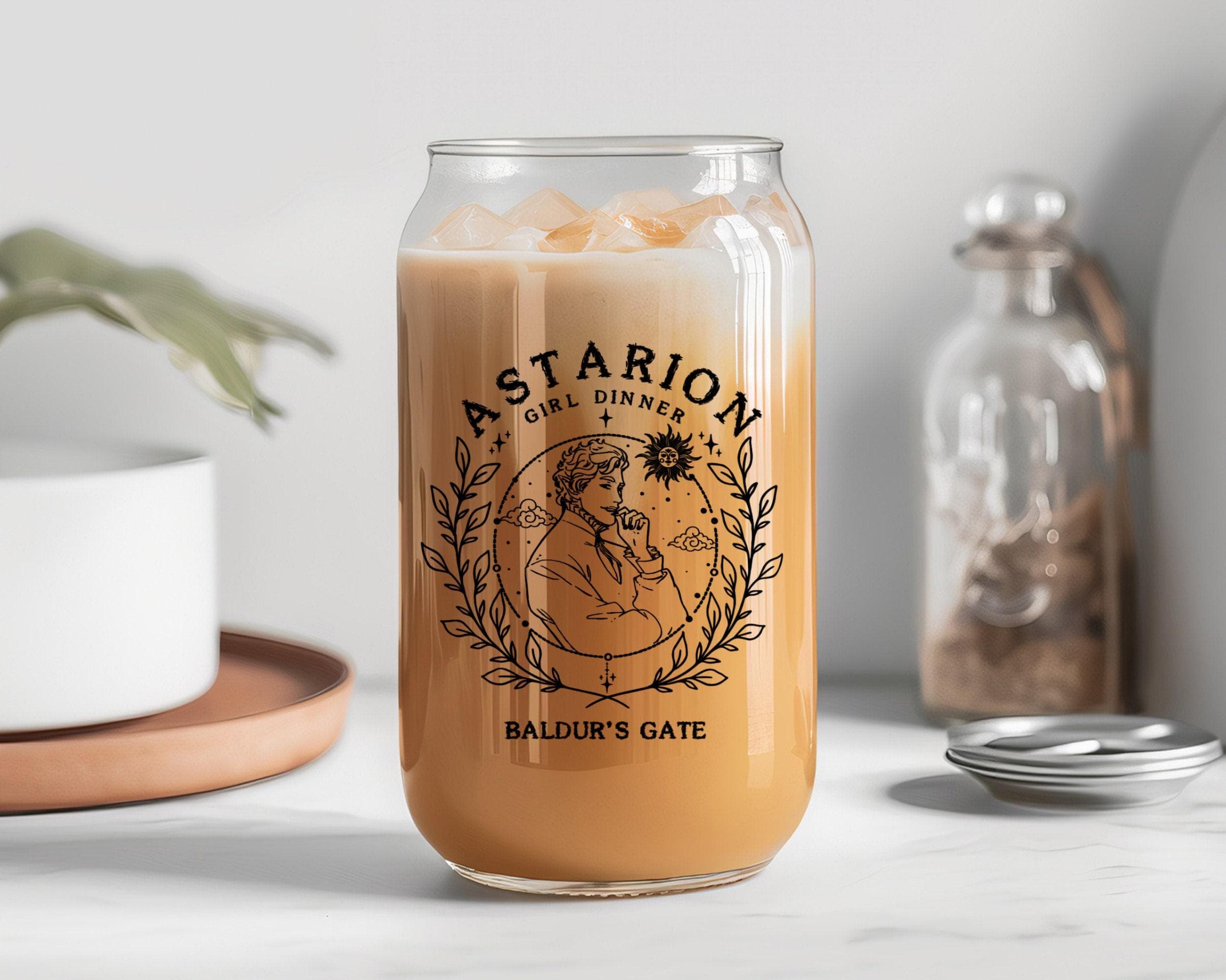 Astarion Baldurs Gate Glass Tumbler: Video Gamer Gift - image 4