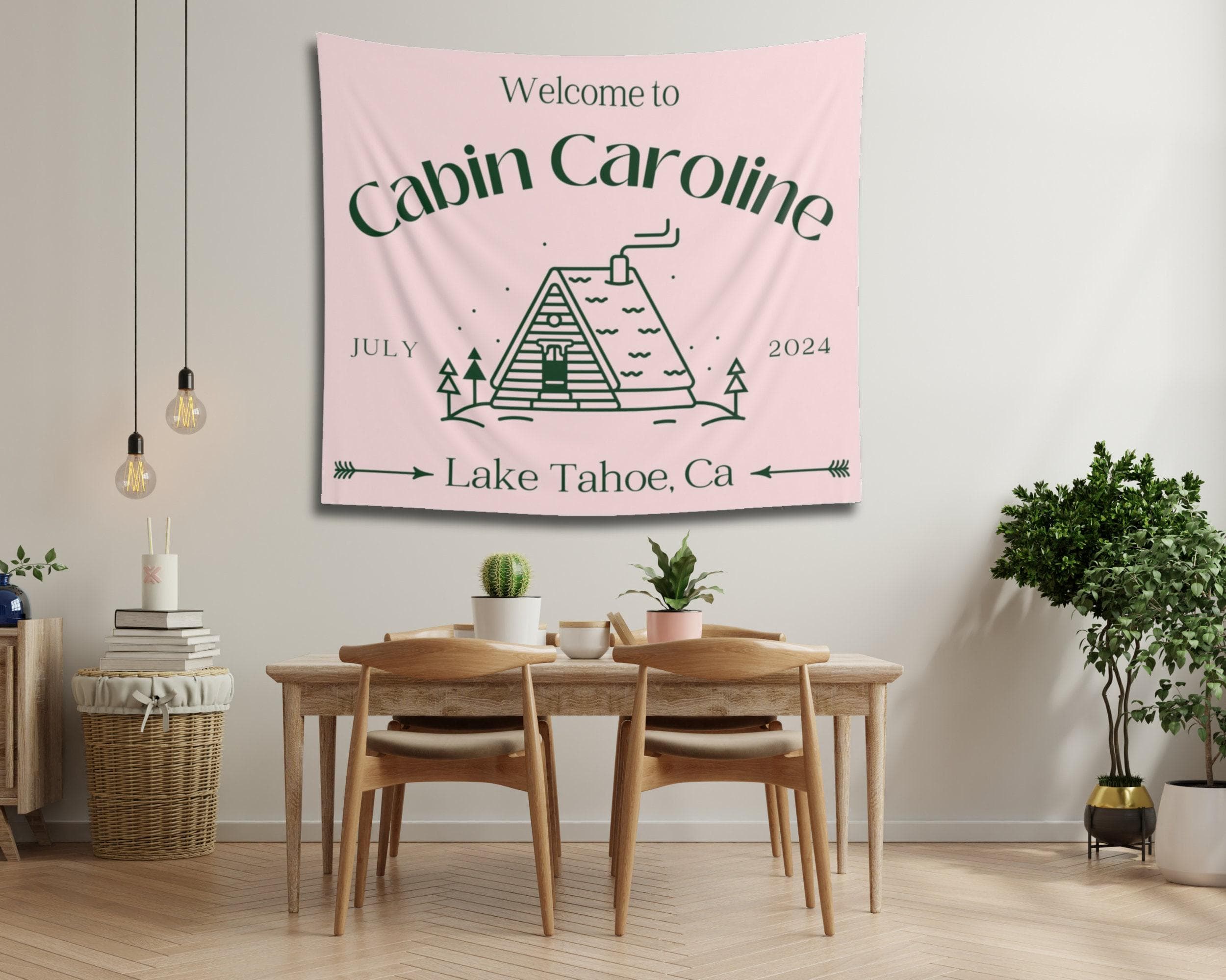 Custom Camp Bachelorette Tapestry: Personalized Party Backdrop - image 4