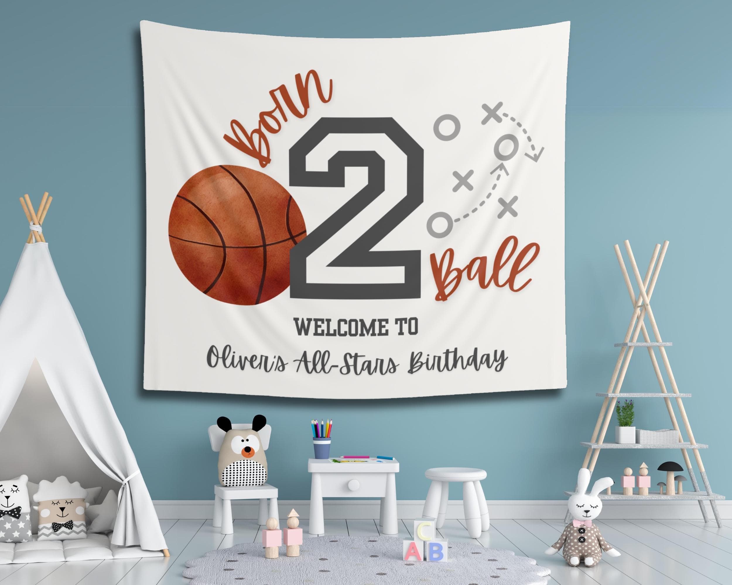 Personalized Basketball Birthday Banner: Custom Sports Party Decor - image 3