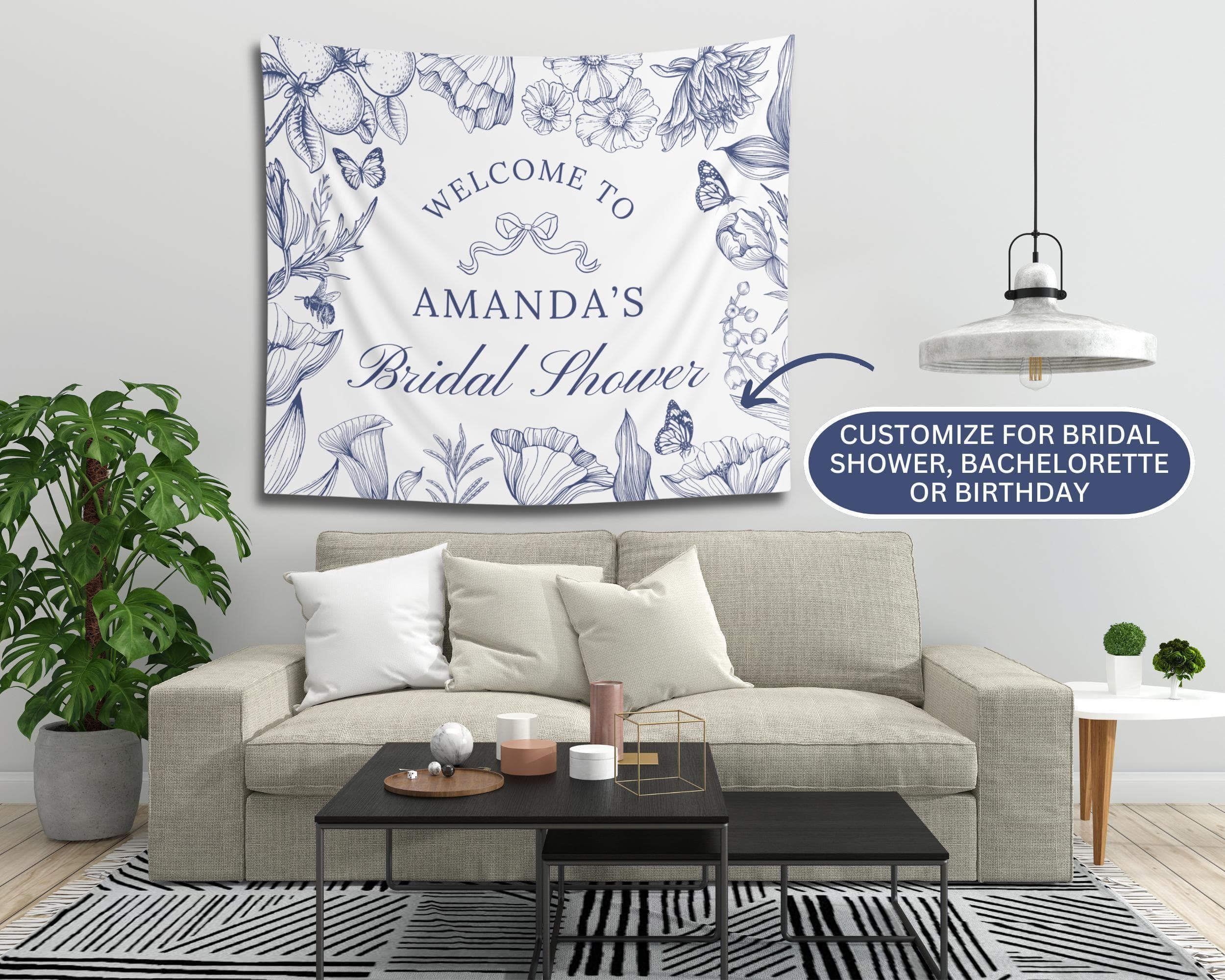 Personalized Coastal 40th Birthday Banner: Seashells, Ocean Party Decor - image 3