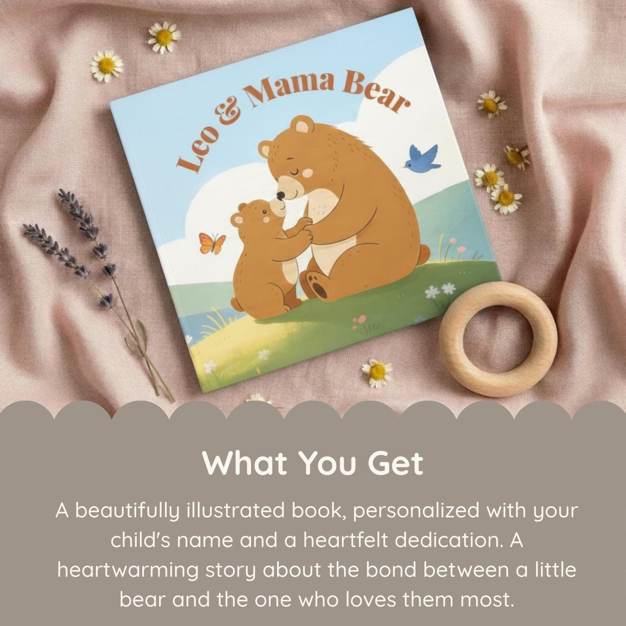 Personalized Mother’s Day Book, First Mother’s Day Gift, Mama Bear Story Book, Custom Mommy and Me Story, Gift for Mom - image 3