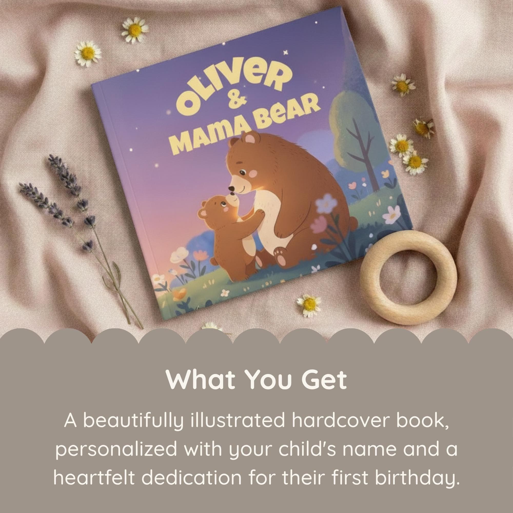 Personalized First Mother’s Day Gift, Custom Mother’s Day Book, Mama Bear Story Book, Mommy and Me Story, Gift for New Mom - image 3