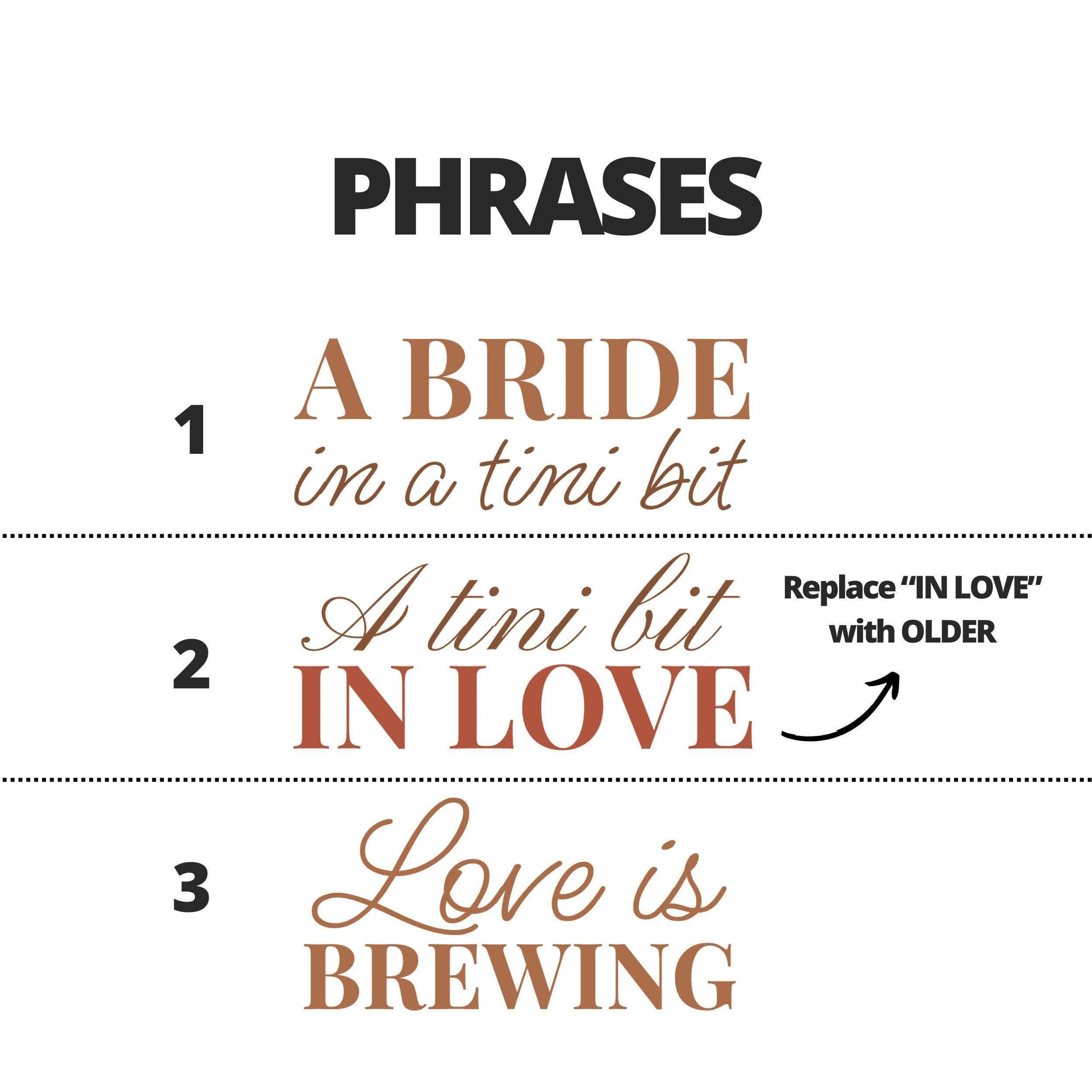 Espresso Martini Bridal Shower Welcome Sign: Love Is Brewing (Printed & Digital PDF) - image 5