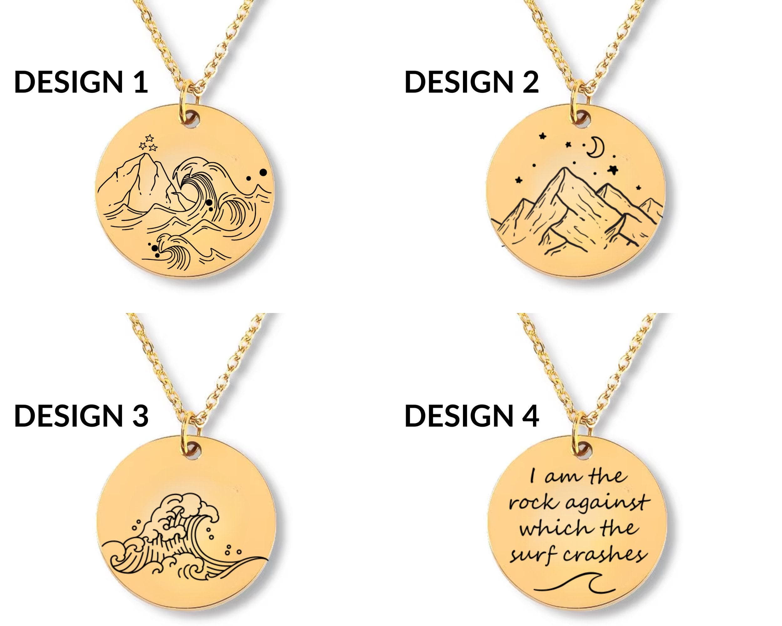 Valkyrie Warrior Necklace: "I am the rock" Bookish Gift - image 4