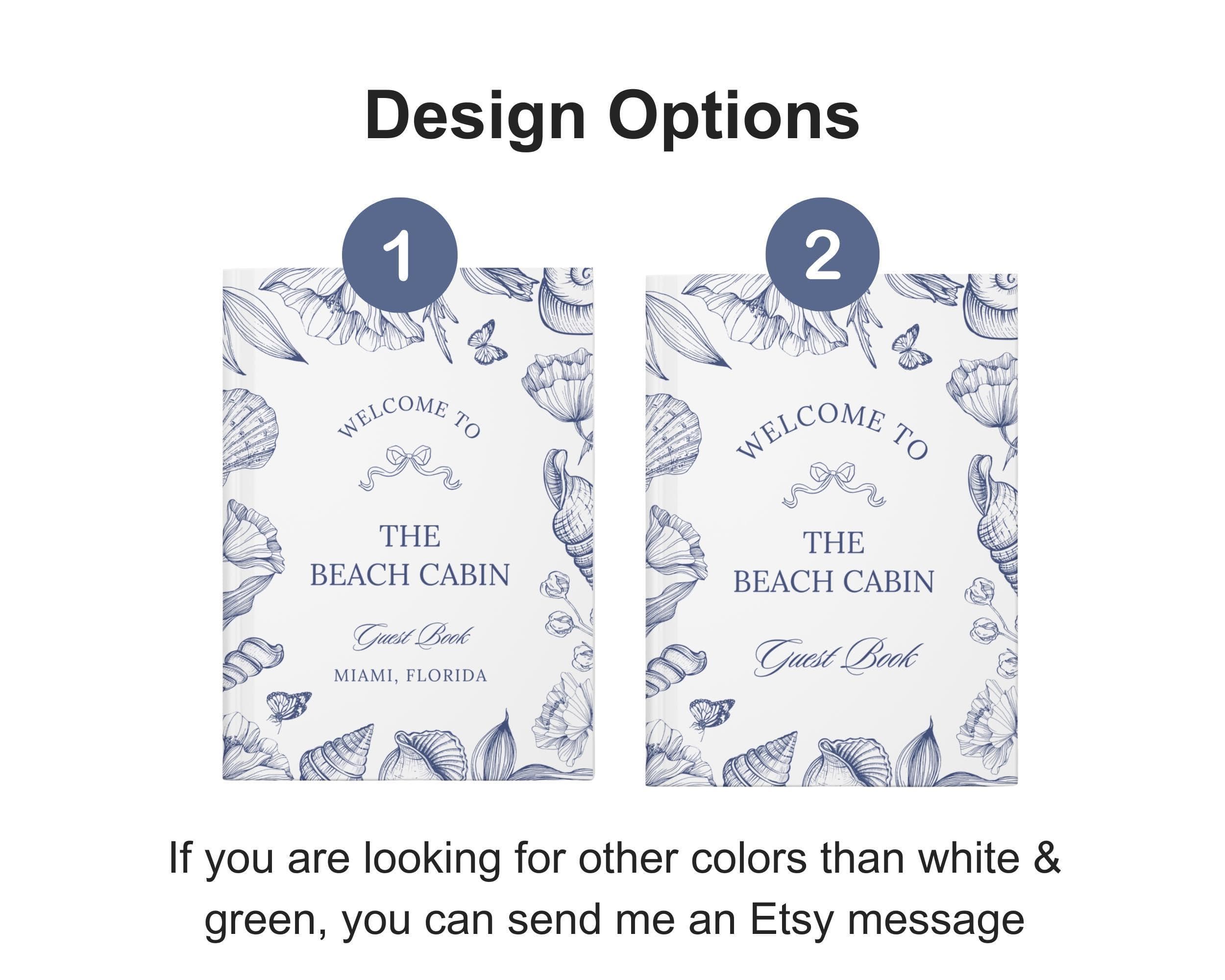 Coastal Airbnb Guest Book: Personalized Beach Theme Memory Journal - image 4