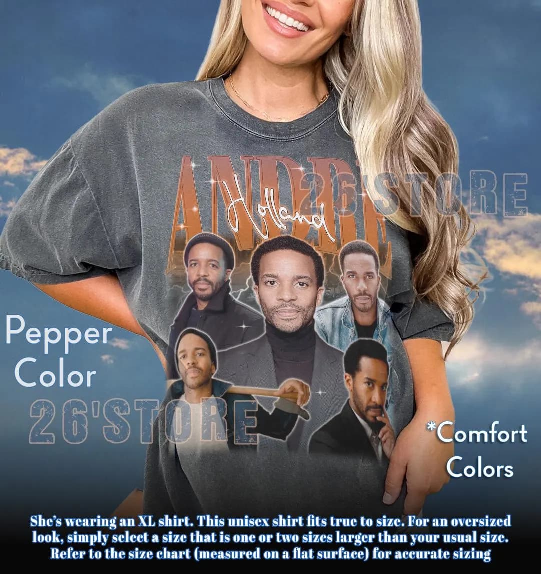 ANDRE HOLLAND Shirt, Andre Holland Comfort Colors Shirt, Andre Holland Sweatshirt - image 3