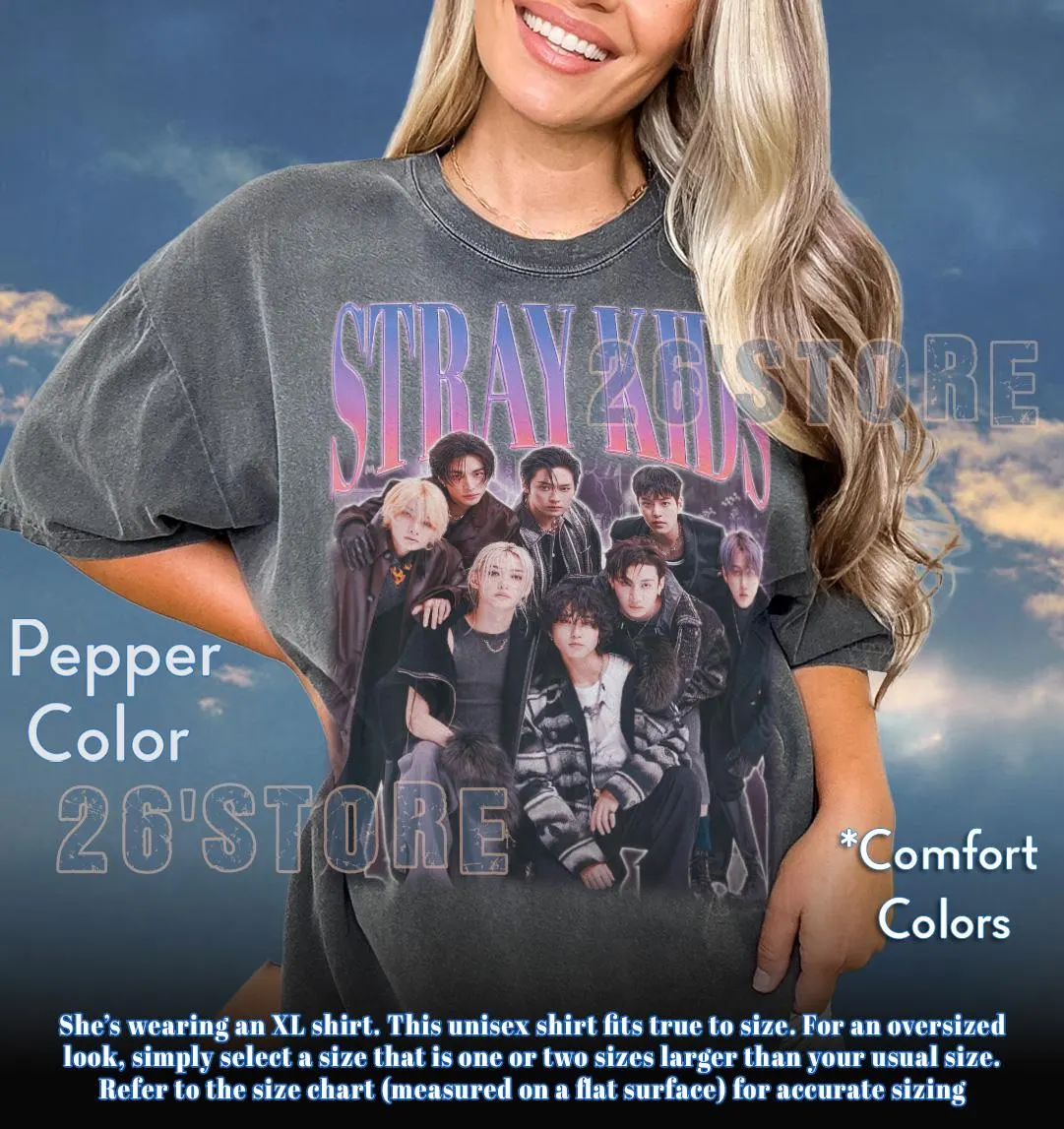 Stray Kids Shirt, Stray Kids Vintage Shirt, Stray Kids Tshirt, Stray Kids Tees, Stray Kids Sweater, Stray Kids Merch, Kpop Idol, Skz Shirt - image 3