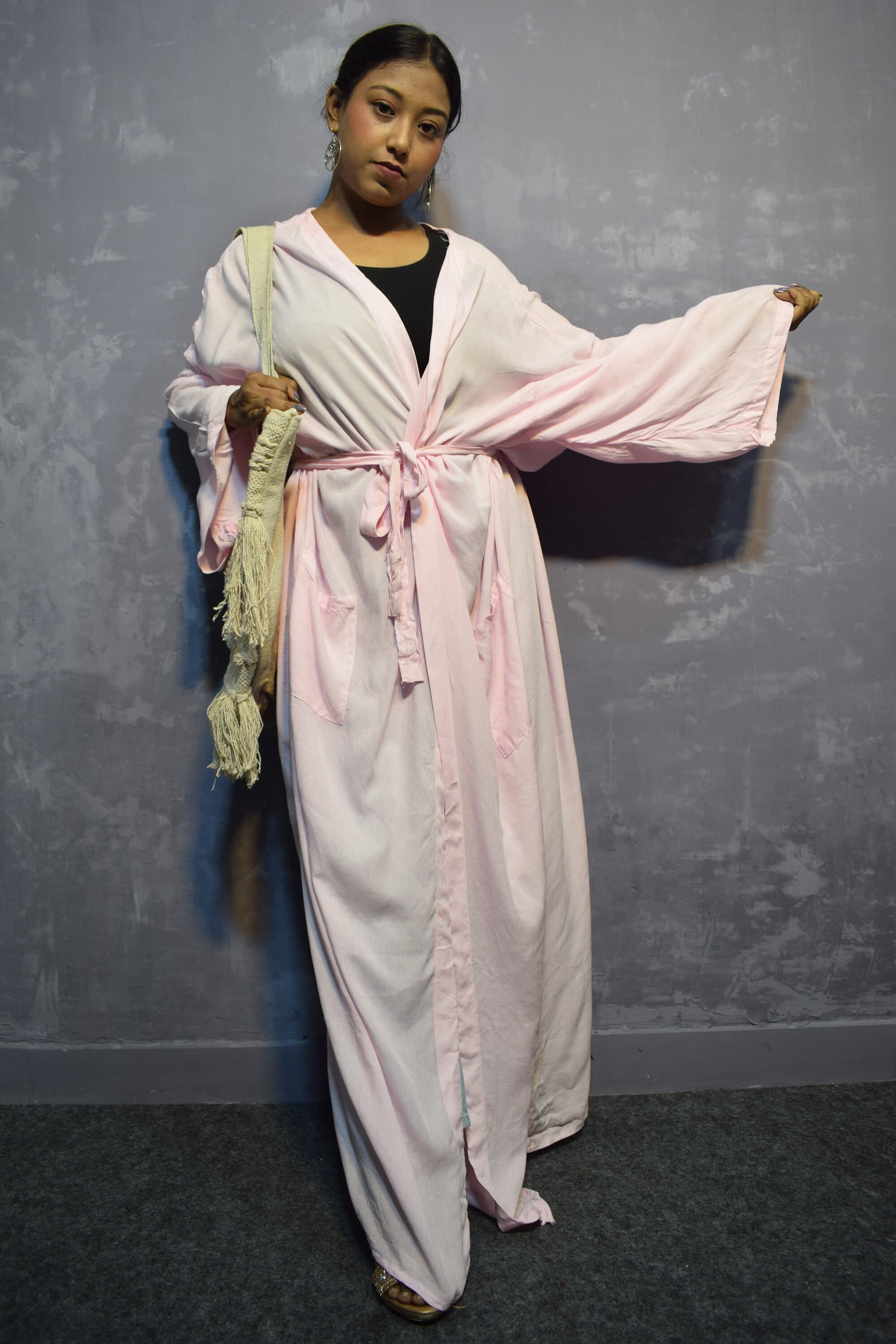 Dress,Dubai Women,Resort Wear,Bohemian Kimono,Long Bathrobe,Dressing Gown