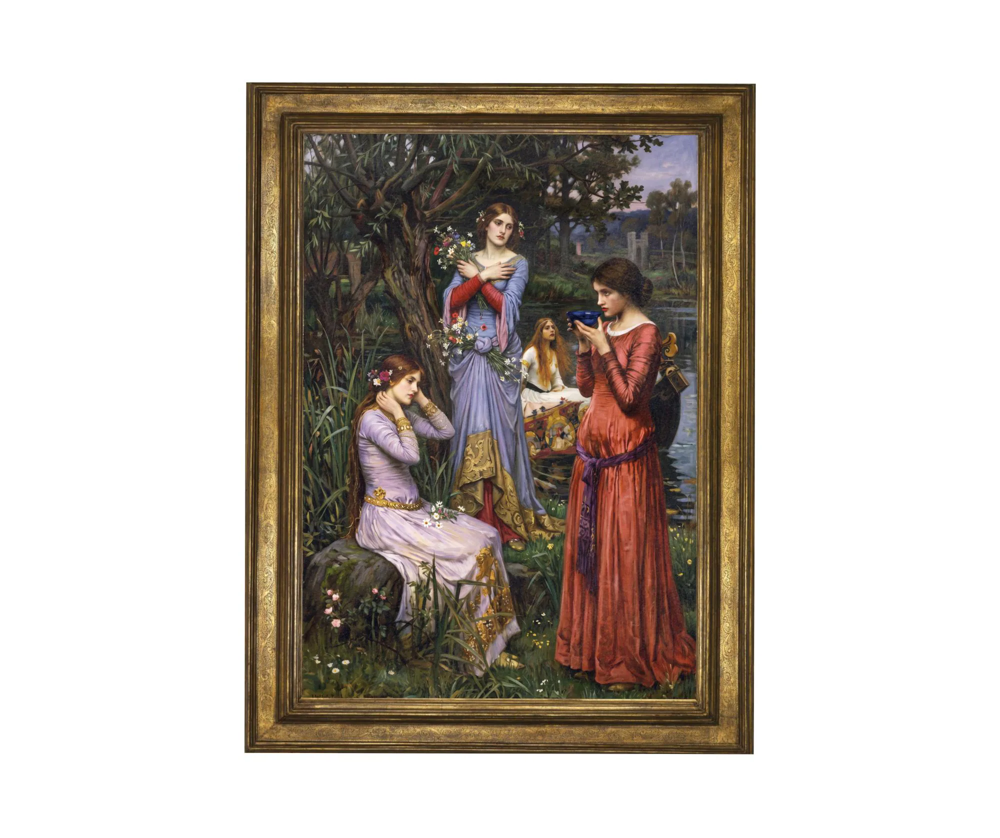 Waterhouse Hommage Kunstdruck, präraffaelitischer Stil. Göttin, Kirke, Hexe, Circe, Waterhouse, Magie, Shalott,  Ophelia, Destiny 1709202610 - image 2