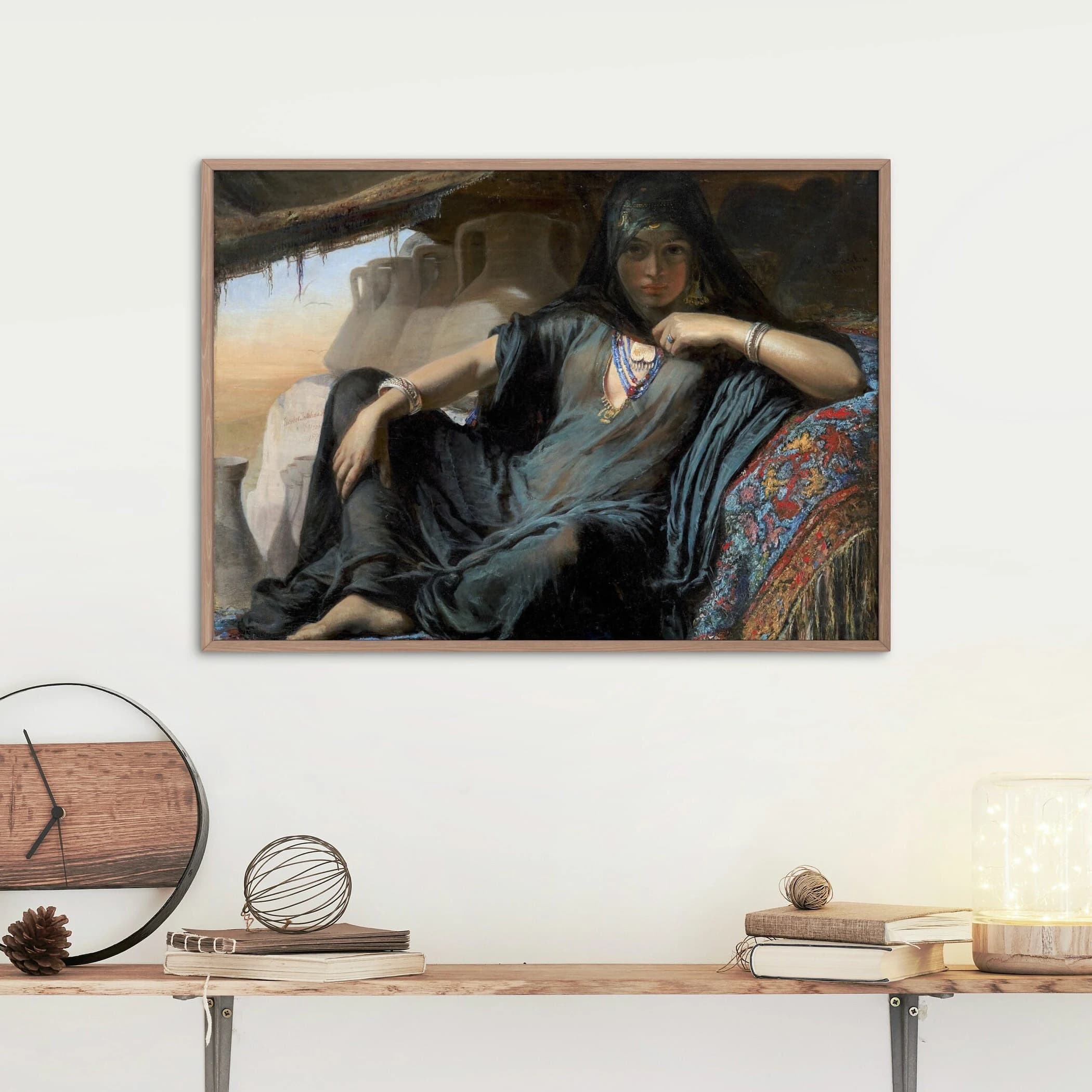Orientalische Frau - Druck. Wunderschöner Nachdruck. Orient von ca. 1850   -19259 - image 3