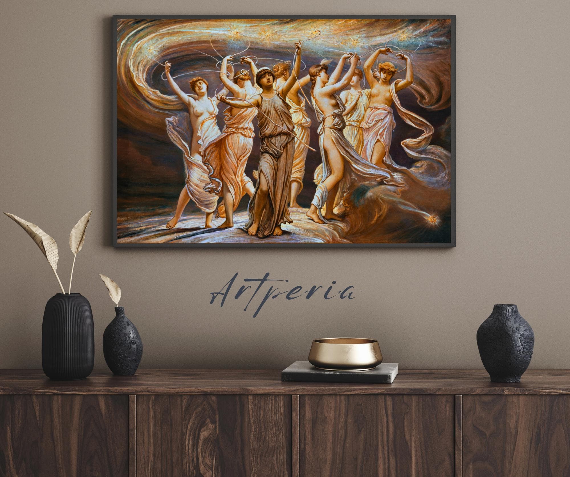 Nymphen Fine Art Druck! 1885, Märchen, griechische Mythologie, Elihu Vedder, Plejaden, Artemis, Orion, Hexe, Okkult, Gothic,   -90069 - image 5