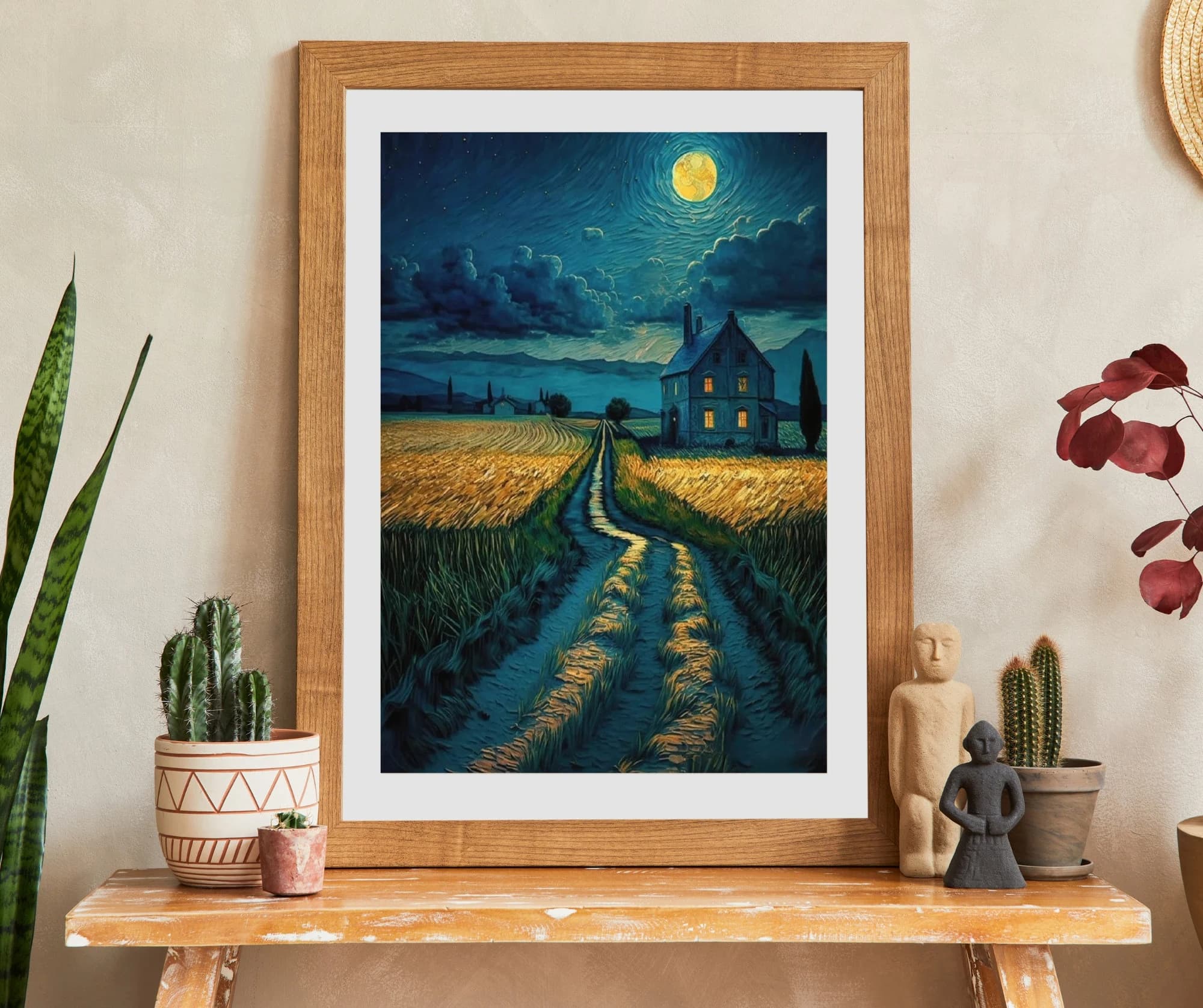 Vincent Van Gogh  -Druck. Fine Art. Malerei, Kunstdruck, Museumsqualität, Landschaftsmalerei |300945 - image 4