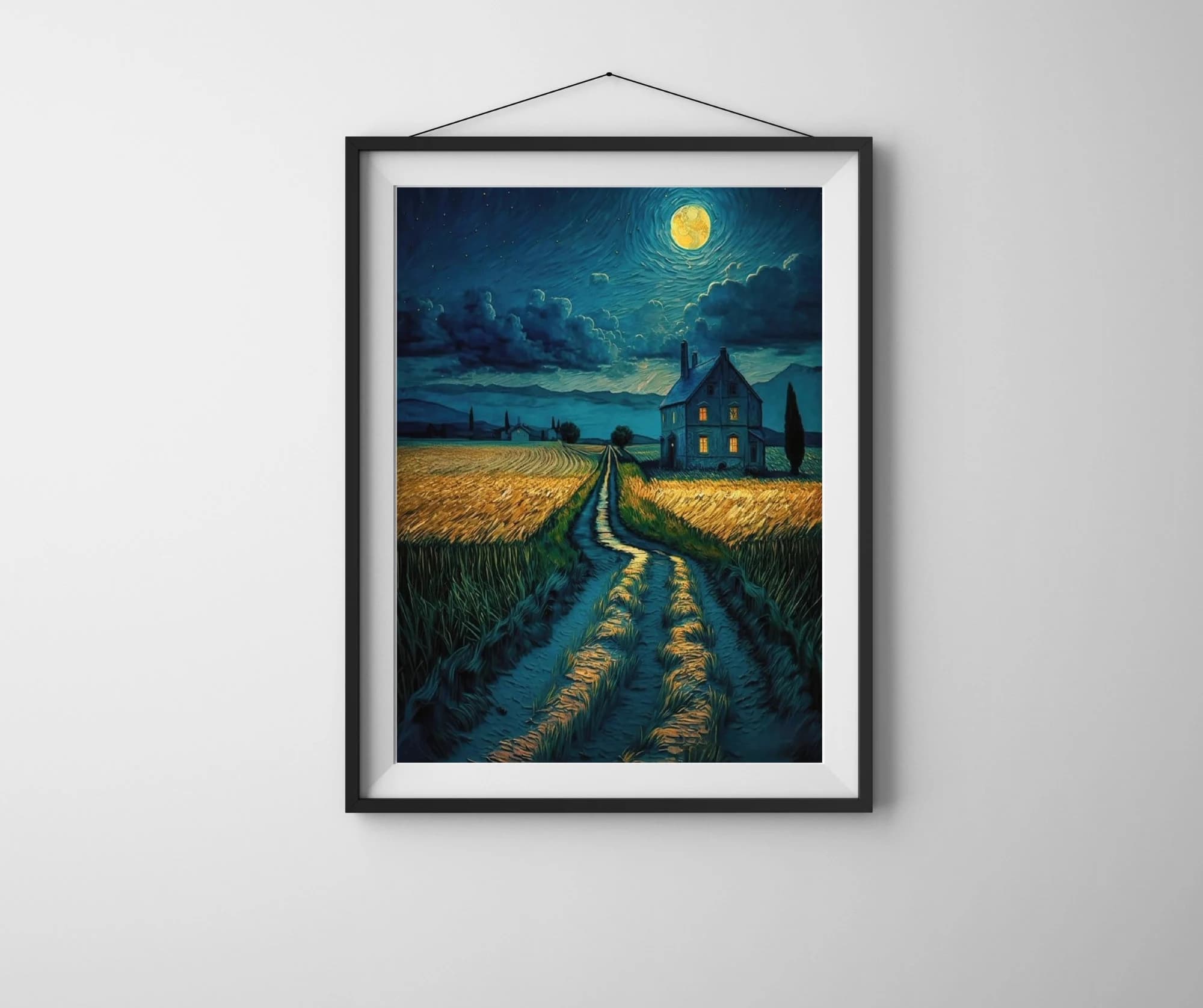 Vincent Van Gogh  -Druck. Fine Art. Malerei, Kunstdruck, Museumsqualität, Landschaftsmalerei |300945 - image 3