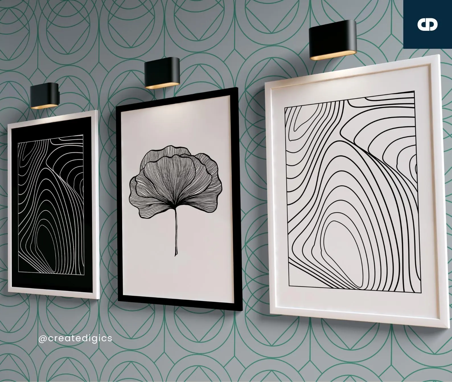 Modern Minimalist Frame Art – Printable Home Decor