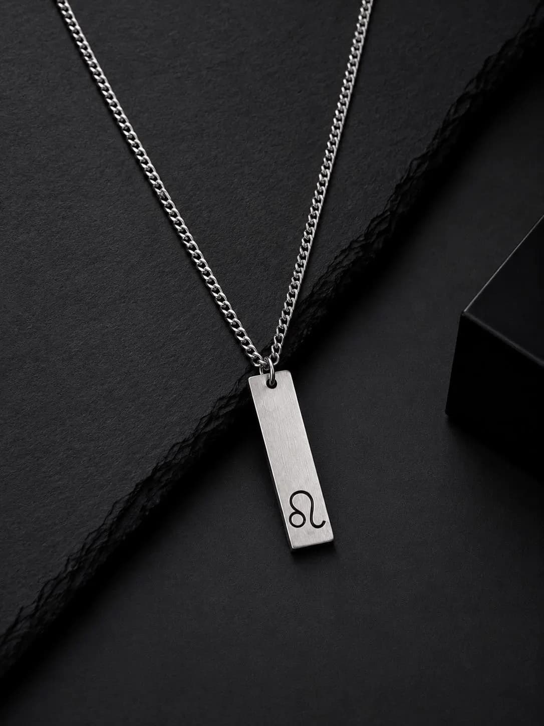 Men’s Zodiac Necklace, Stainless Steel Zodiac Sign Pendant, Personalized Horoscope Necklace for Him, Astrology Gift for Men - image 2