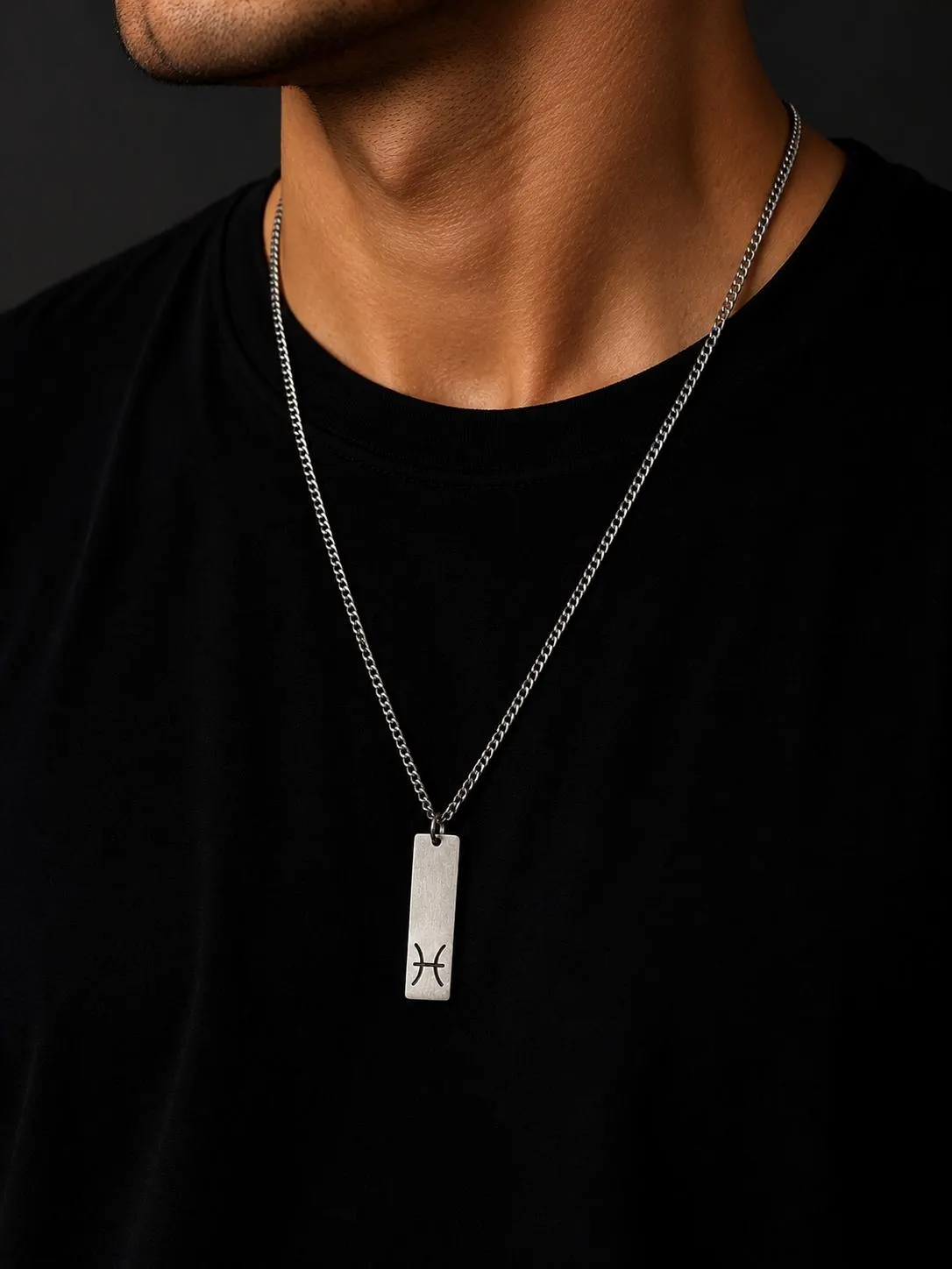 Men’s Zodiac Necklace, Stainless Steel Zodiac Sign Pendant, Personalized Horoscope Necklace for Him, Astrology Gift for Men - image 5