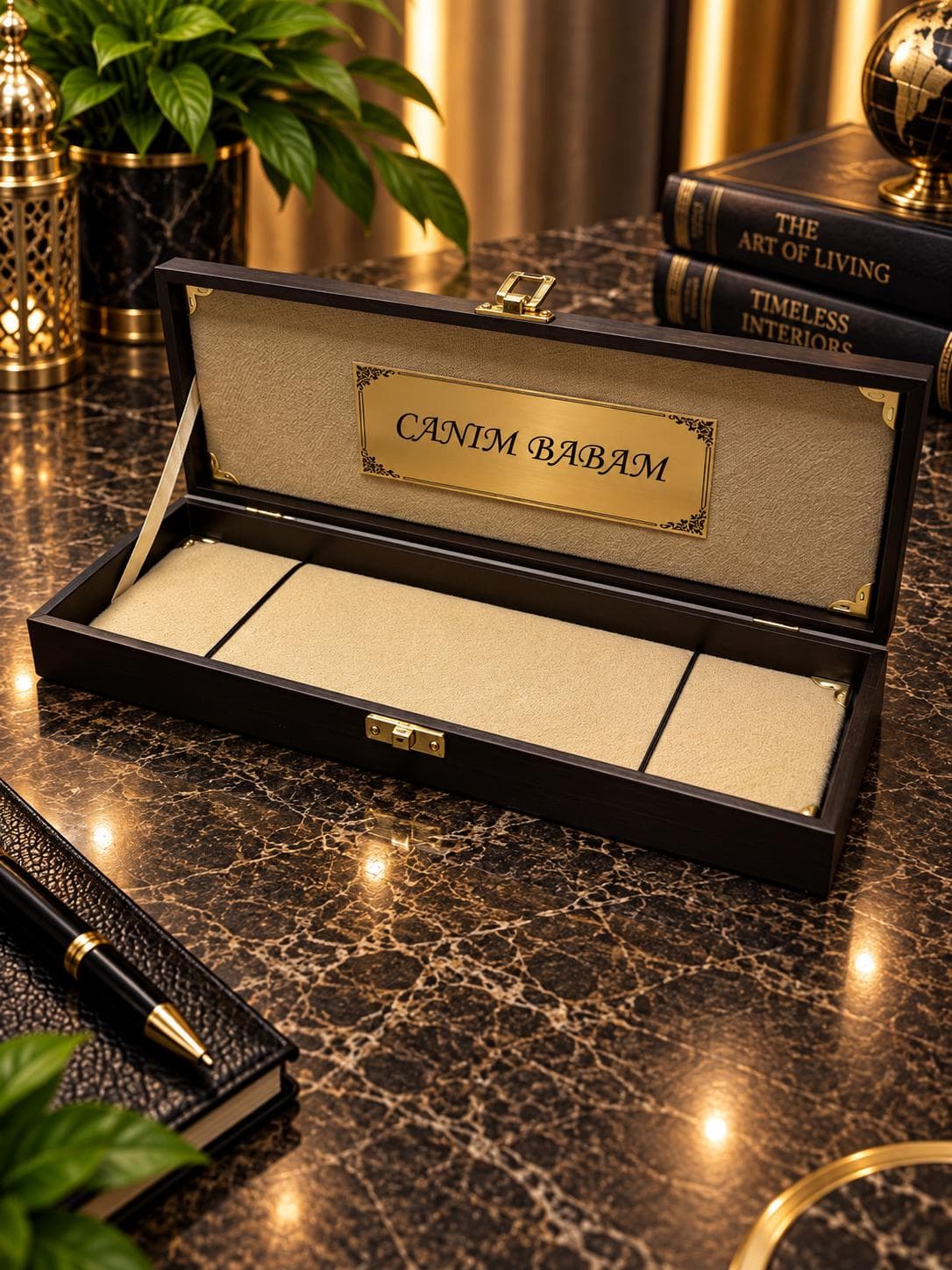 Personalized Prayer Bead Box, Custom Rosary Gift Box, Engraved Tasbih Case, Islamic Gift for Him, Eid Ramadan Gift, Gift for Dad - image 3
