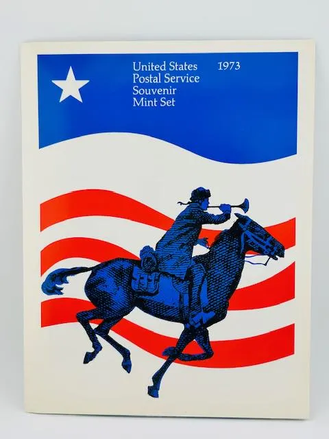 1973 United States Postal Service Souvenir Mint Set Sealed - image 4