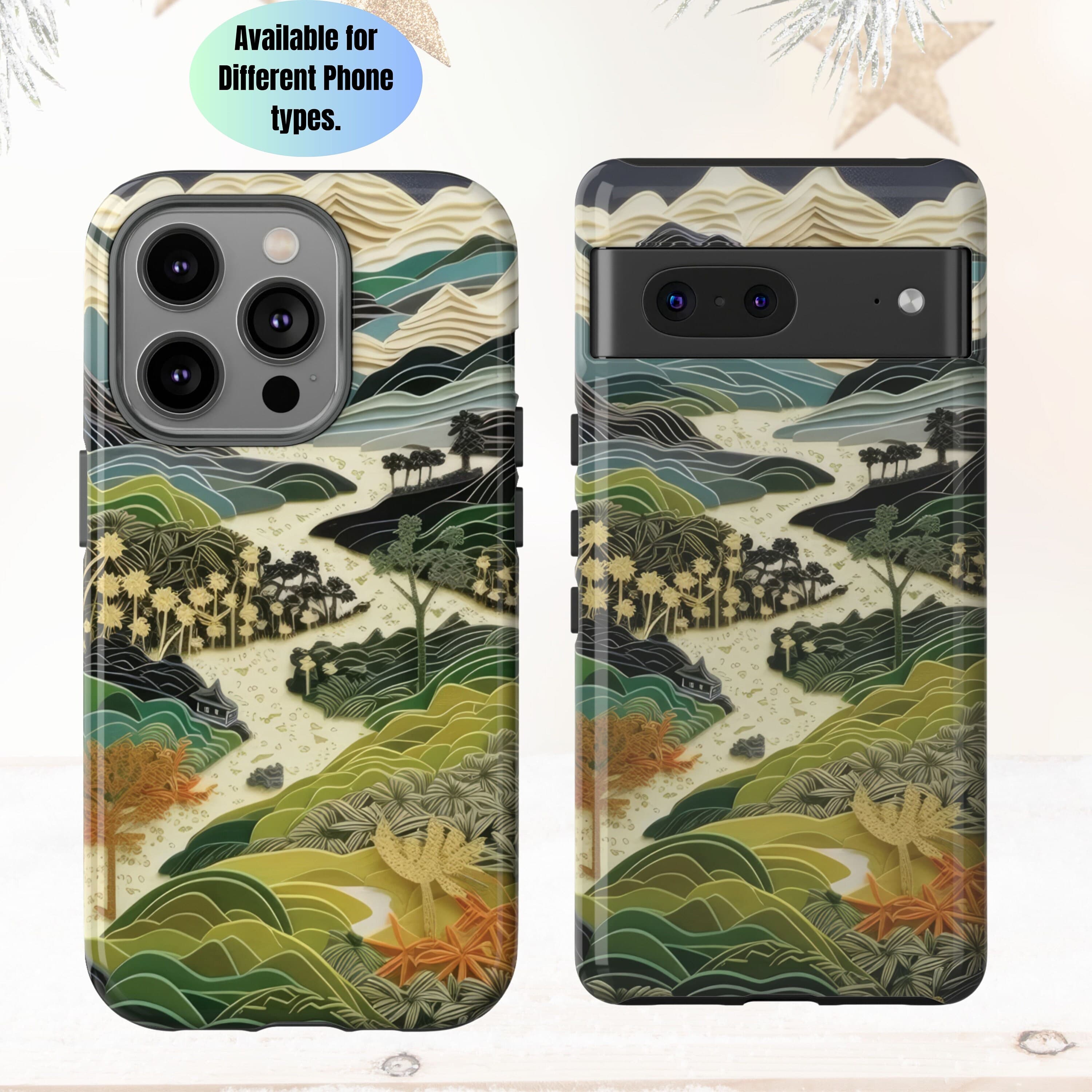 3D Paper Cut Phone Case, Unique Phone Case, Gift For her, Cool Phone Case, iPhone15 case, Samsung Phone Case, Aesthetic Phone Case, iPhone - image 3
