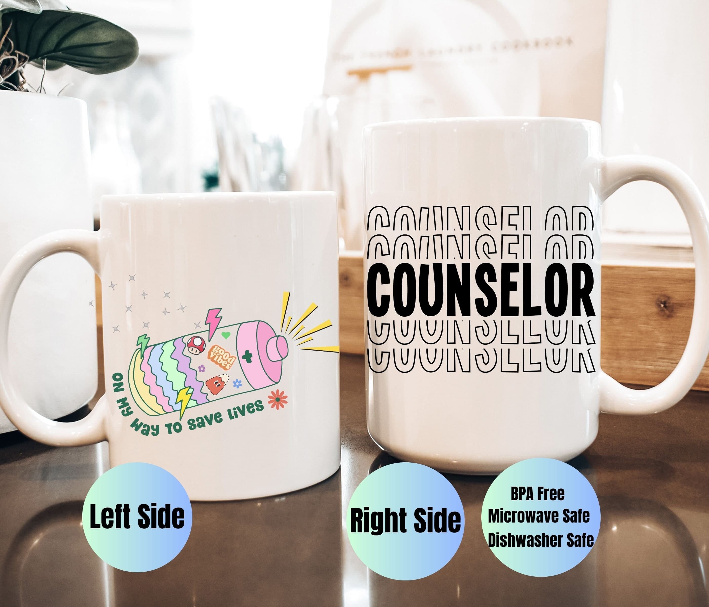 Mental Health Mug,Social worker Mug,Funny therapist Mug,Psychriatist Mug,Anxiety Mug,School Counselor Gift,Counselor Mug,Psychologist Gift - image 4