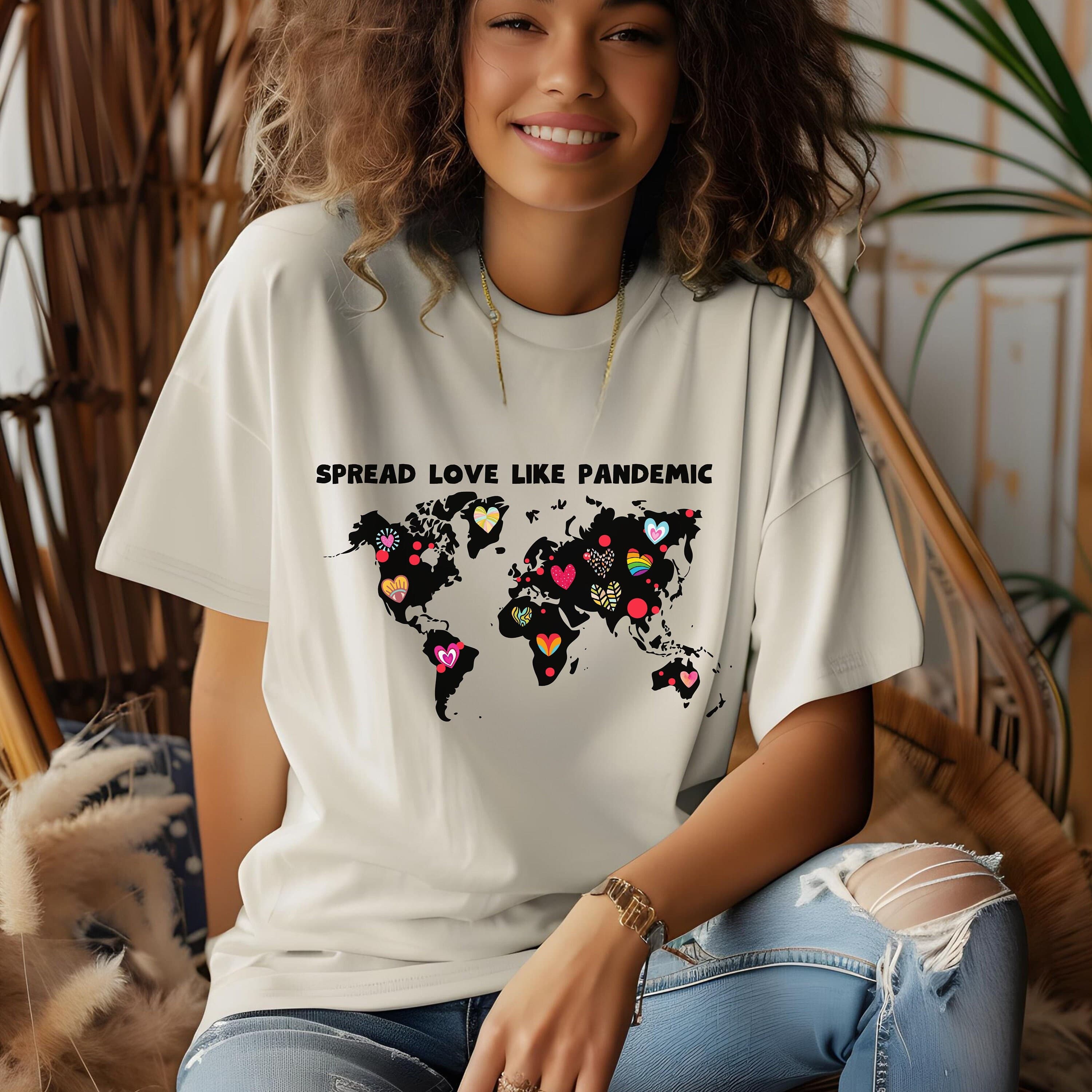 Spread Love like Pandemic Sweatshirt Lgbt Gay Shirt Pride Parade Shirt LGBT Lesbian Gift, Election Shirt Gender Equality Trans Right Shirt