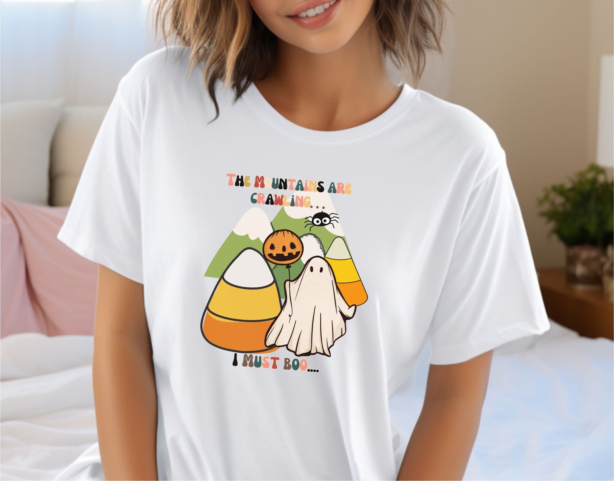 Funny halloween shirt, Halloween ghost shirt, Halloween camping shirt, Spooky Ghost t-shirt, Funny Ghost shirt, Spooky camping season shirt
