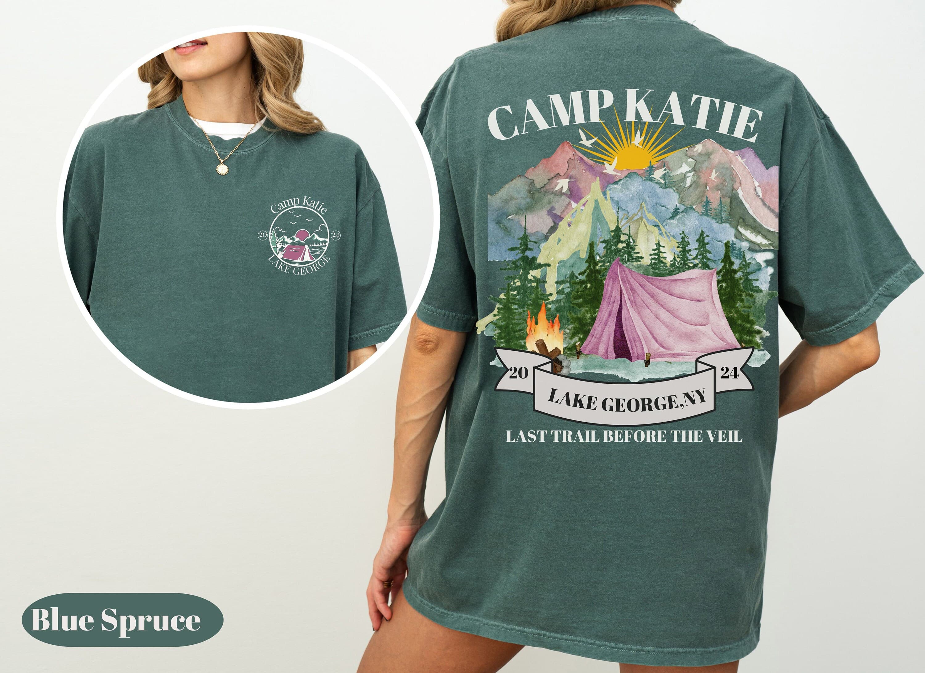 Camp Bachelorette Shirt, Comfort color Camping Hiking Bachelorette Tee, Cabin Crew shirt, Last Trail Before The Veil Shirt, Custom Camp Bach