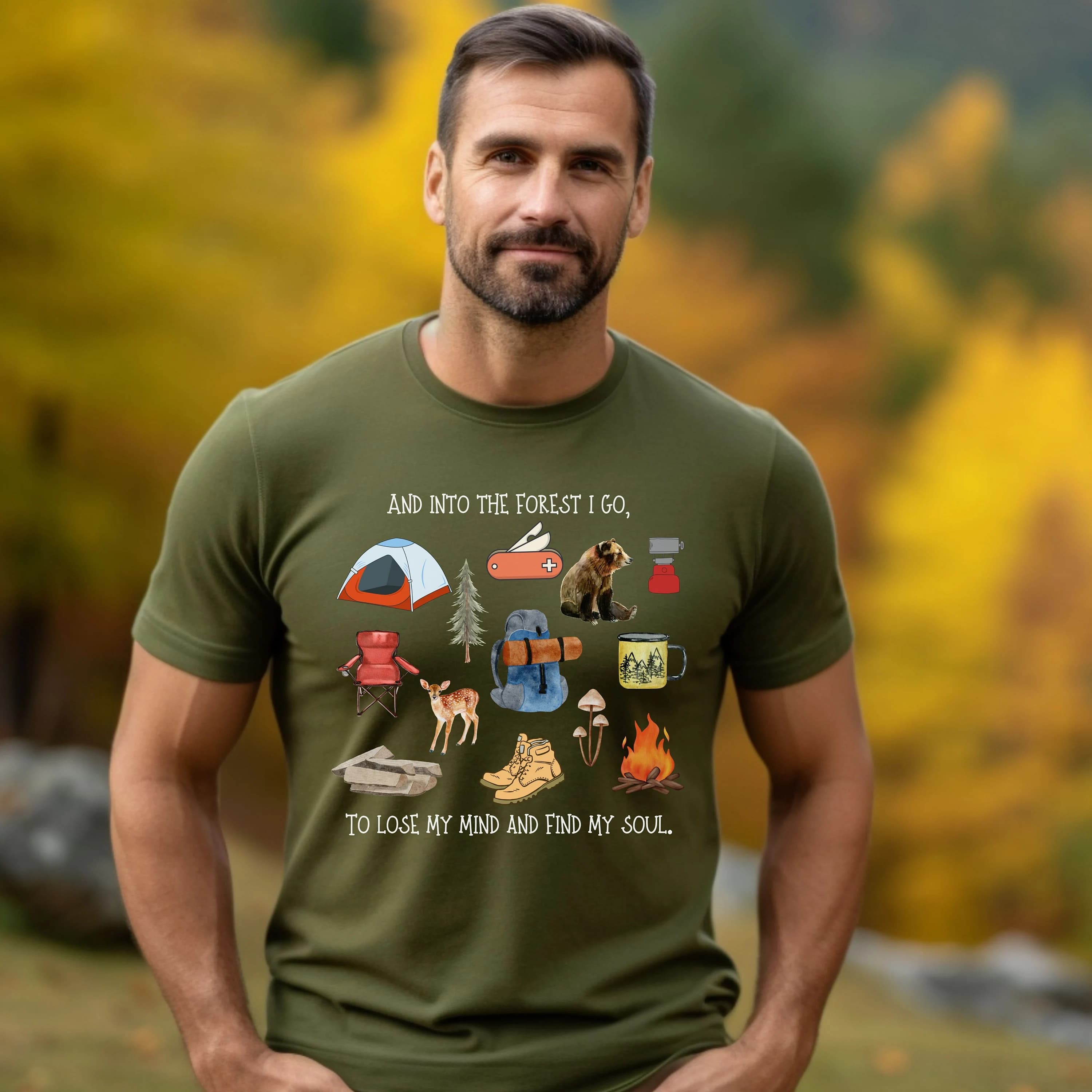 Camping Sweatshirt for Men Women, Hiking Shirt, No City Lights Just Camp Fire Nights shirt, Family Adventure Tee, Summer Camp Shirt, - image 4