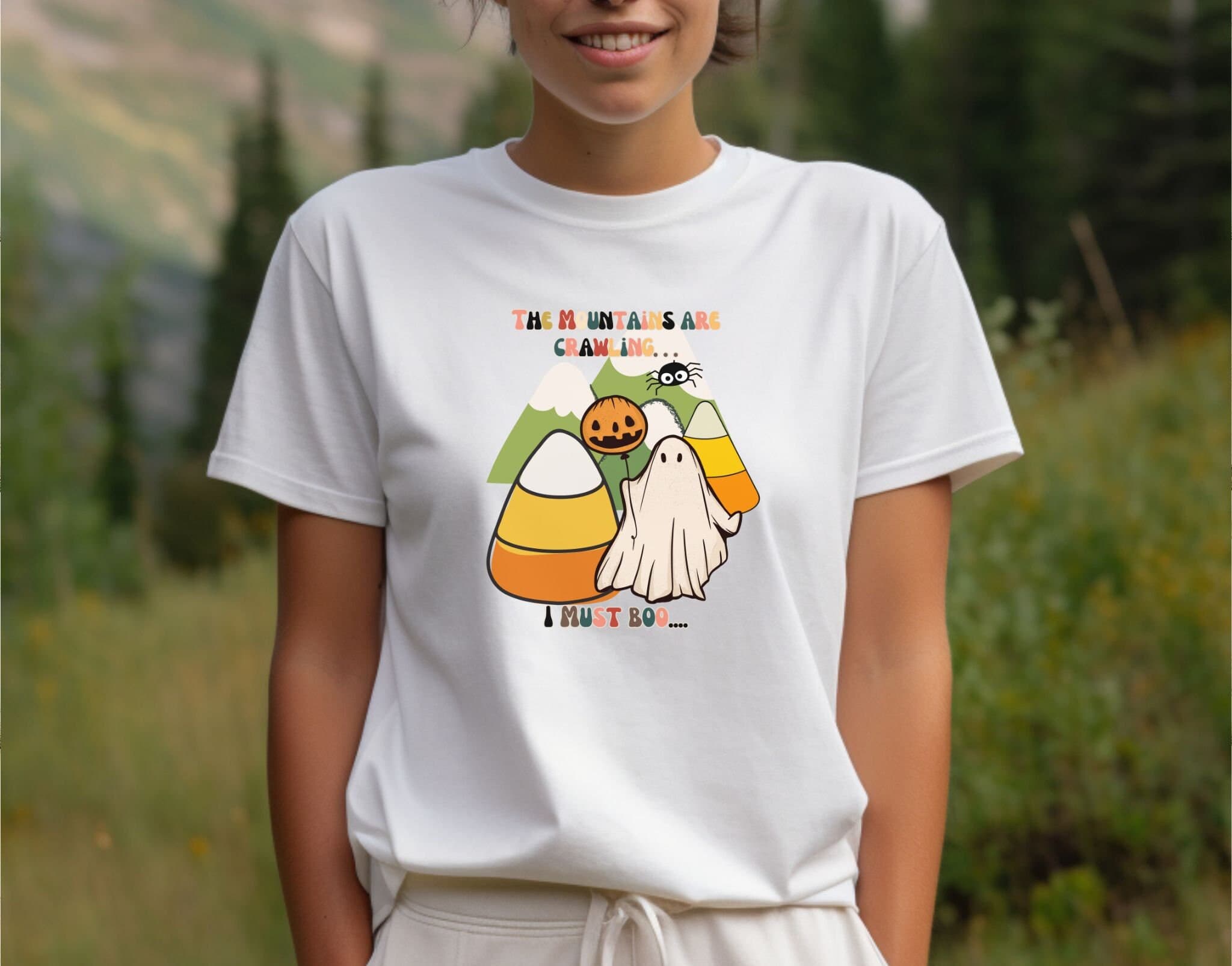 Funny halloween shirt, Halloween ghost shirt, Halloween camping shirt, Spooky Ghost t-shirt, Funny Ghost shirt, Spooky camping season shirt - image 4