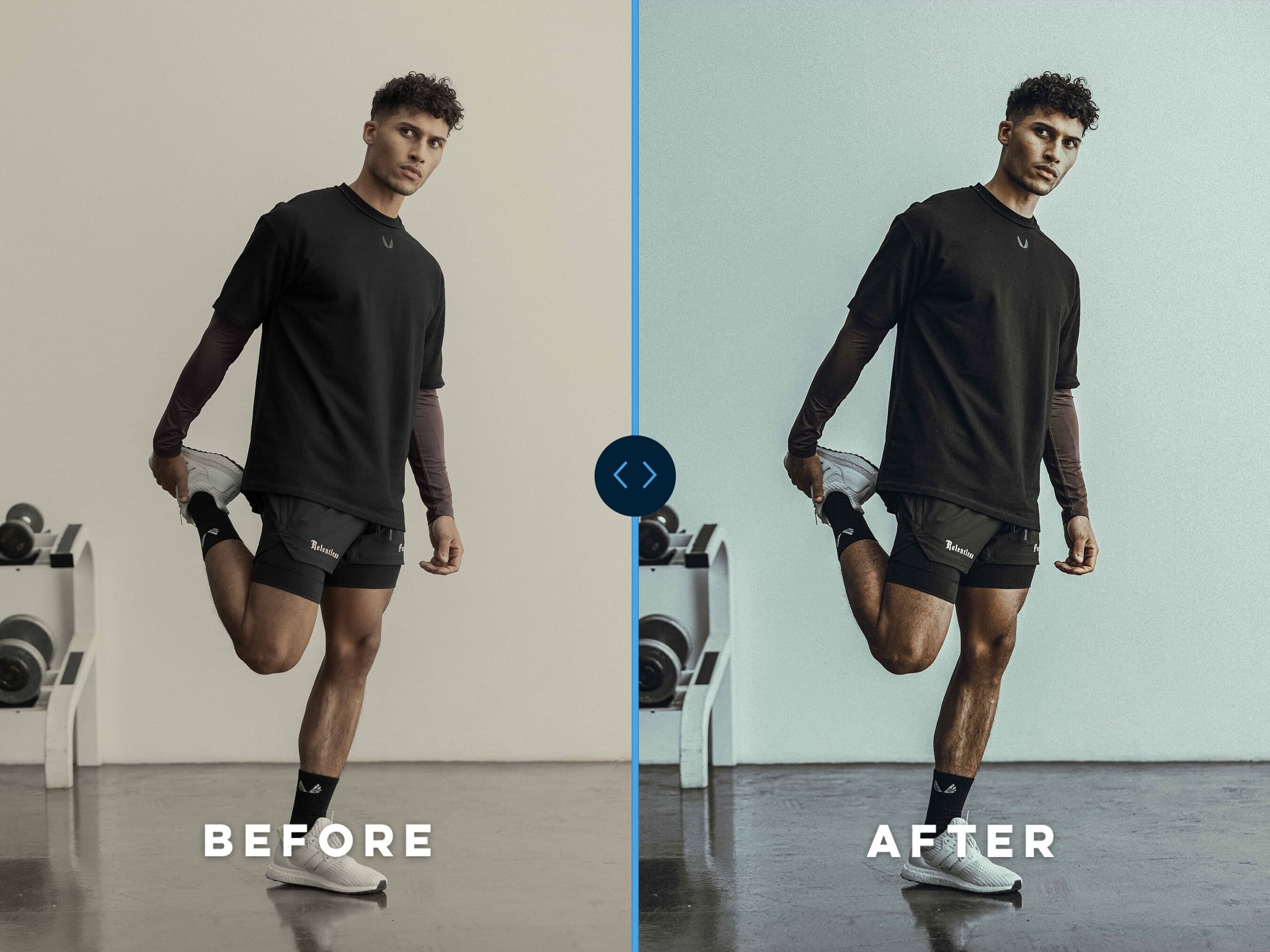 Gym influencer mobile presets