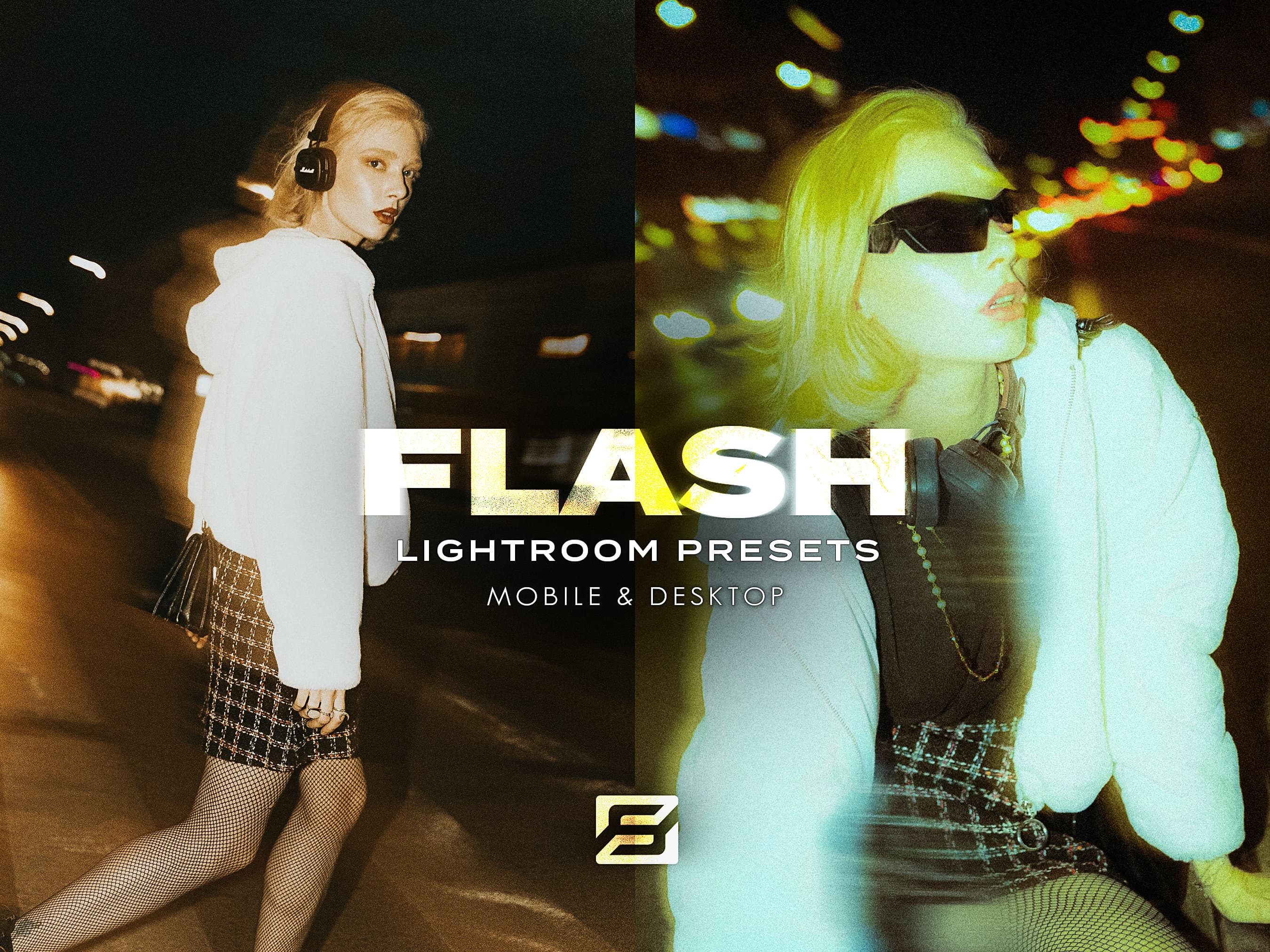 10 Flash Film Mobile Lightroom Presets, Aesthetic Polaroid Presets for Instagram Influencers, Bloggers, Disposable Camera Preset for Blogger