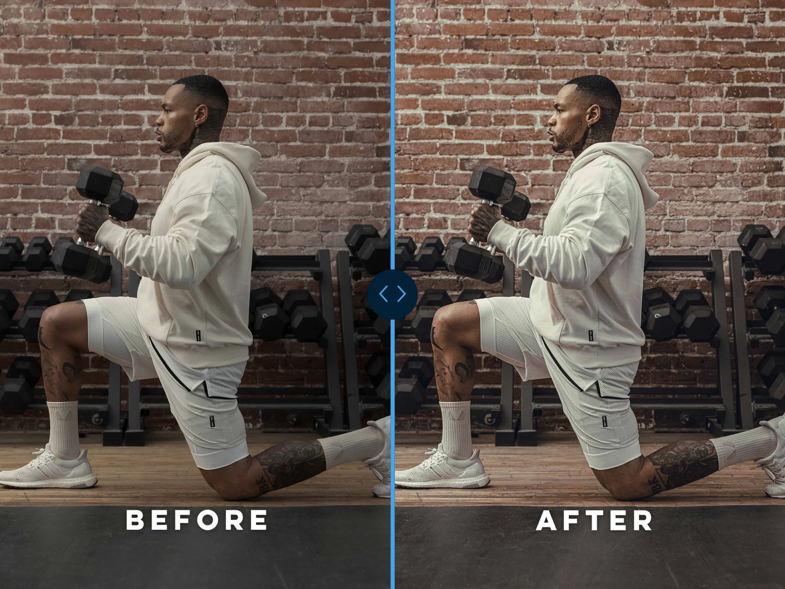 Blogger presets for fitness content